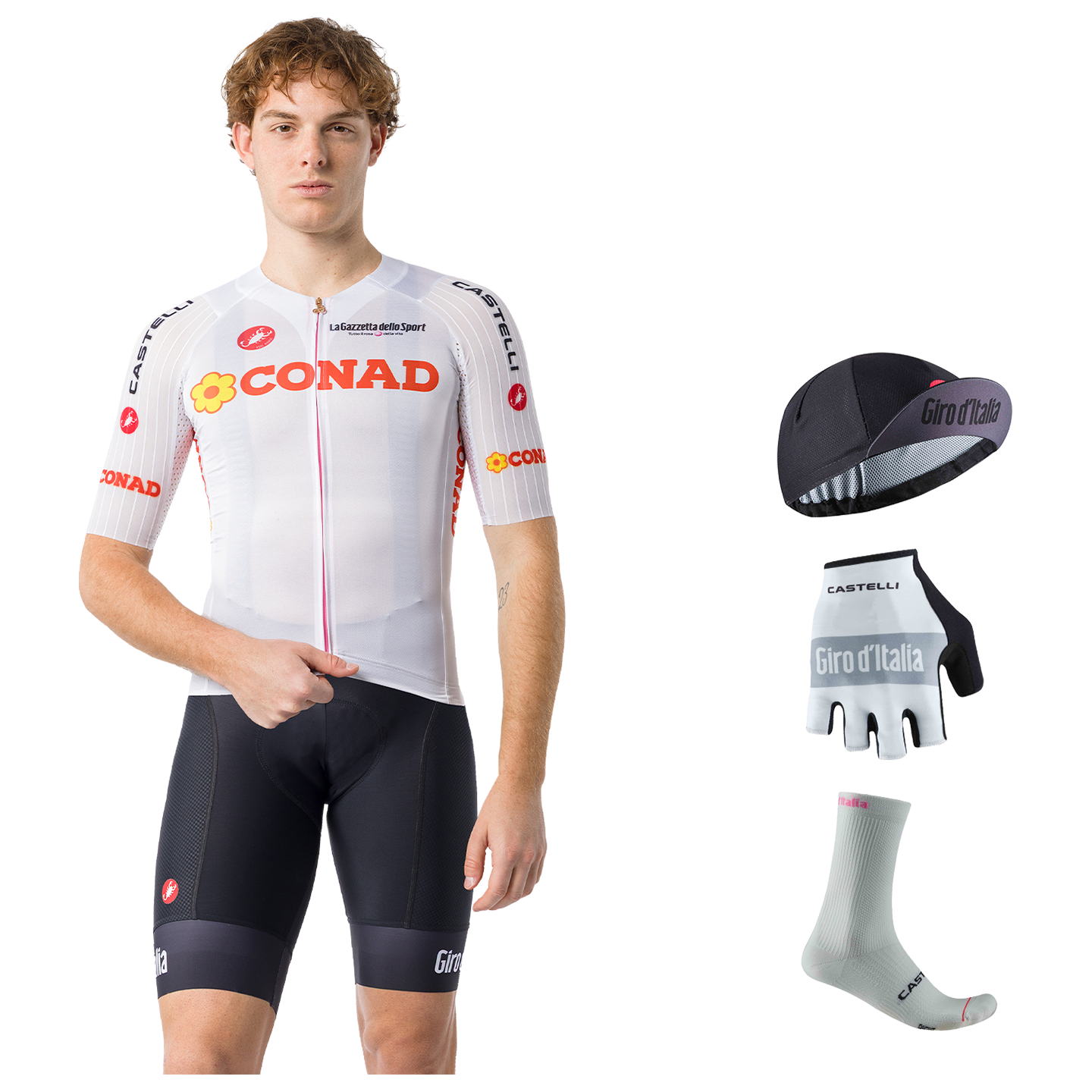 GIRO D'ITALIA Bianca Race 26 Maxi-Set (5 pieces)