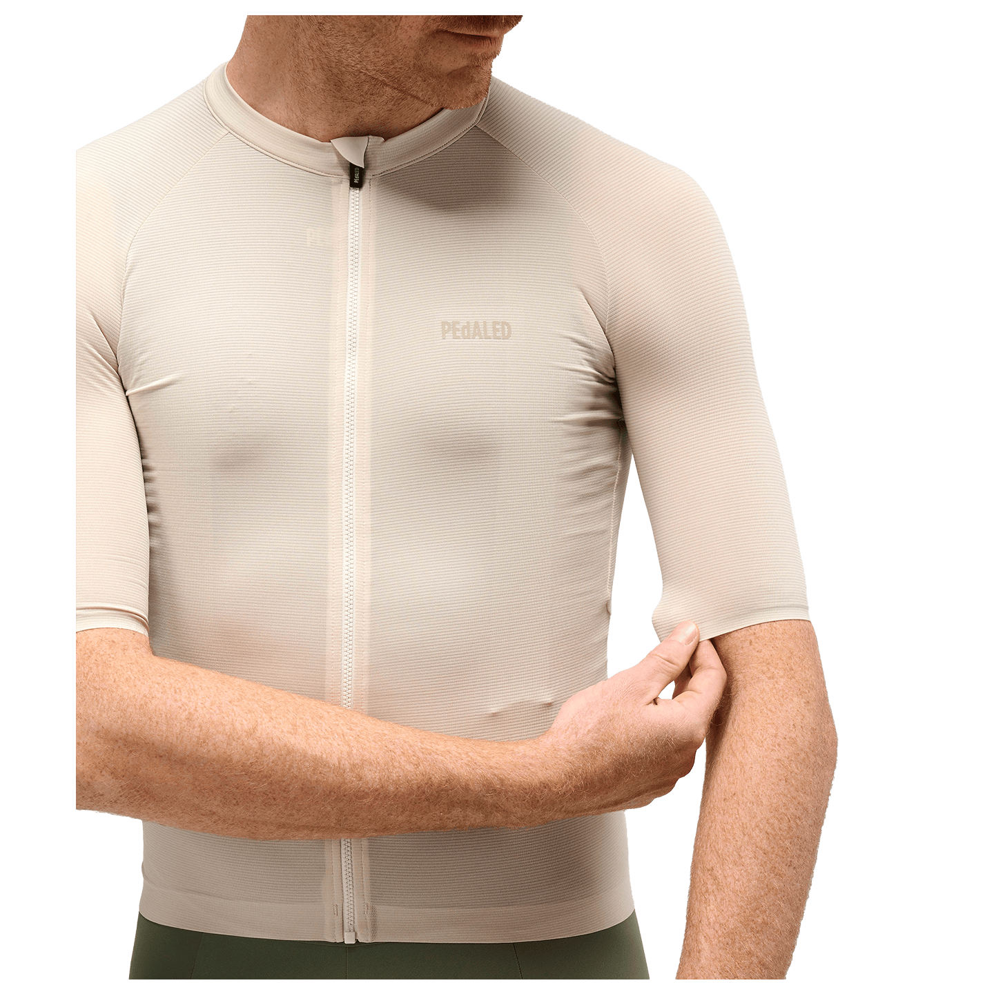 Pedaled fietsshirt met korte mouwen Element Lightweight wit, foto 4