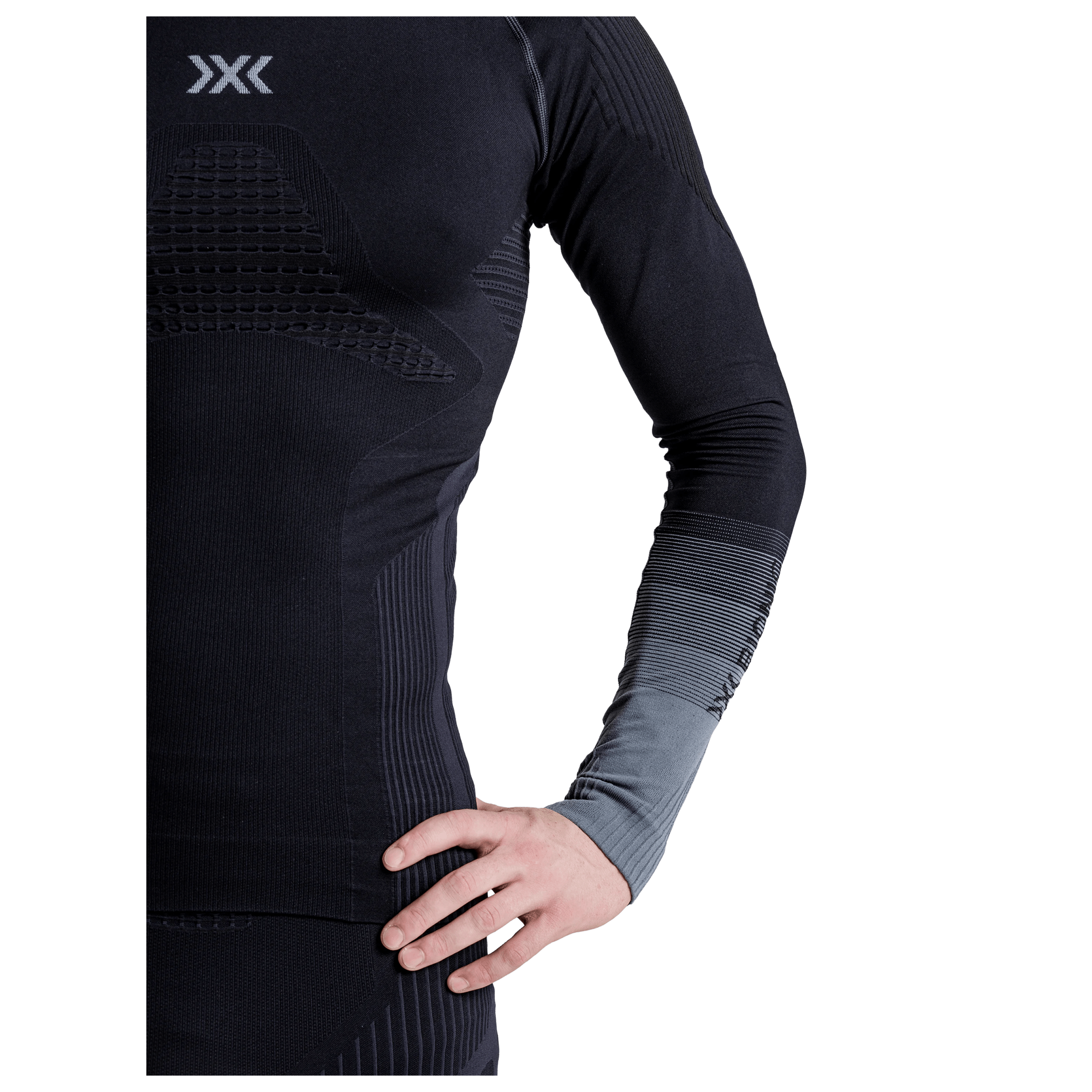 X-Bionic Long Sleeve Cycling Base Layer Invent Graphics black