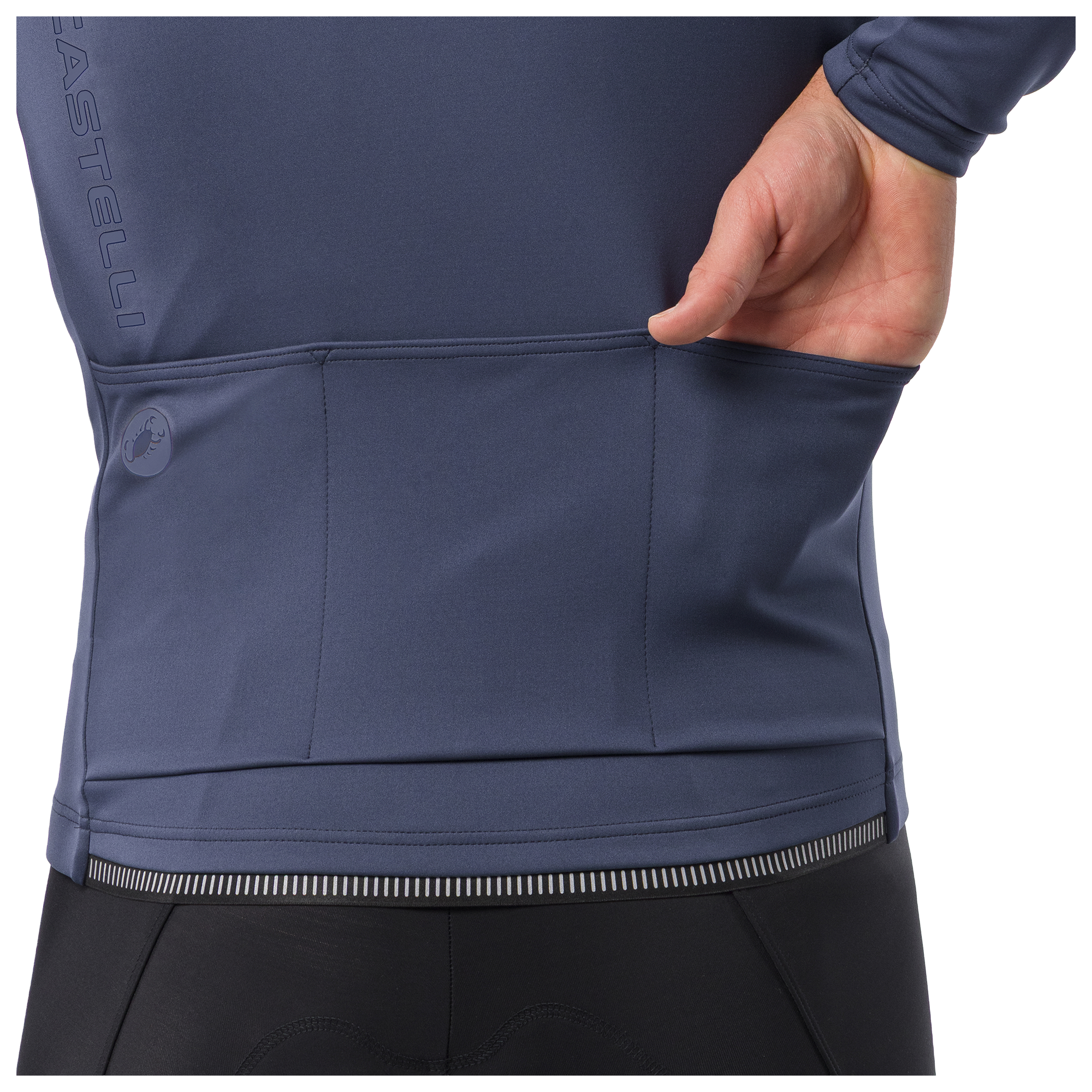Castelli Chaqueta de invierno  Espresso 2 azul
