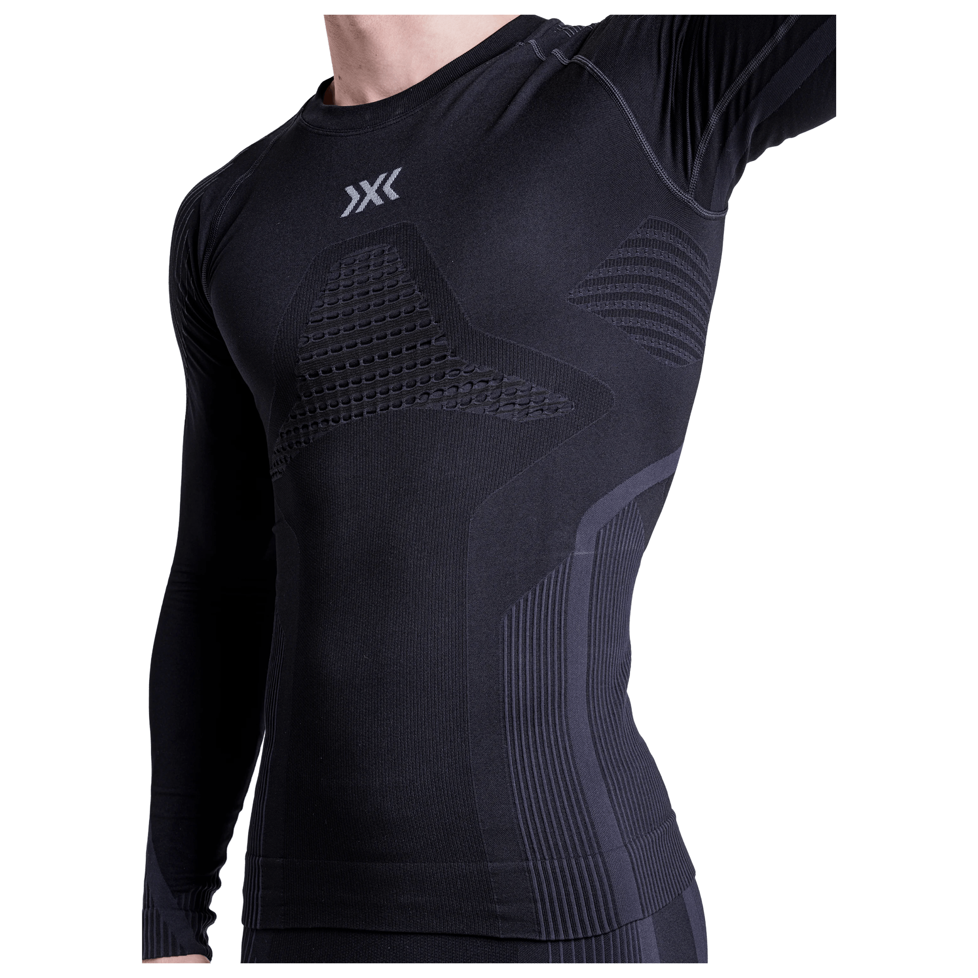 X-Bionic Camiseta interior de ciclismo de manga larga  Invent negro