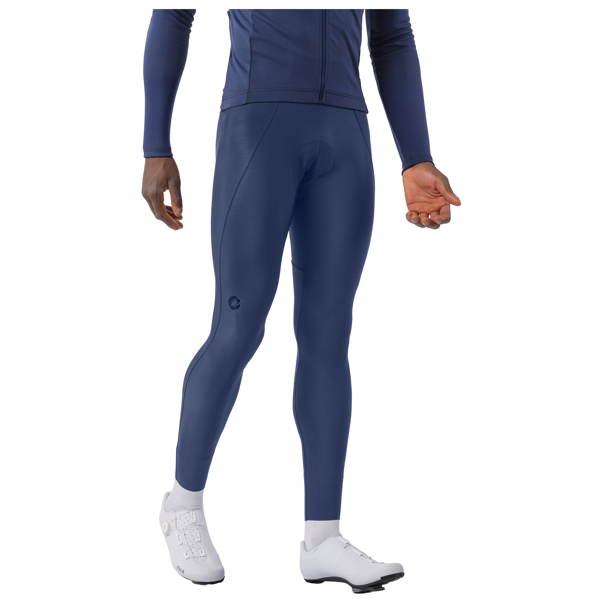 Castelli lange Trägerhose Espresso 2 blau