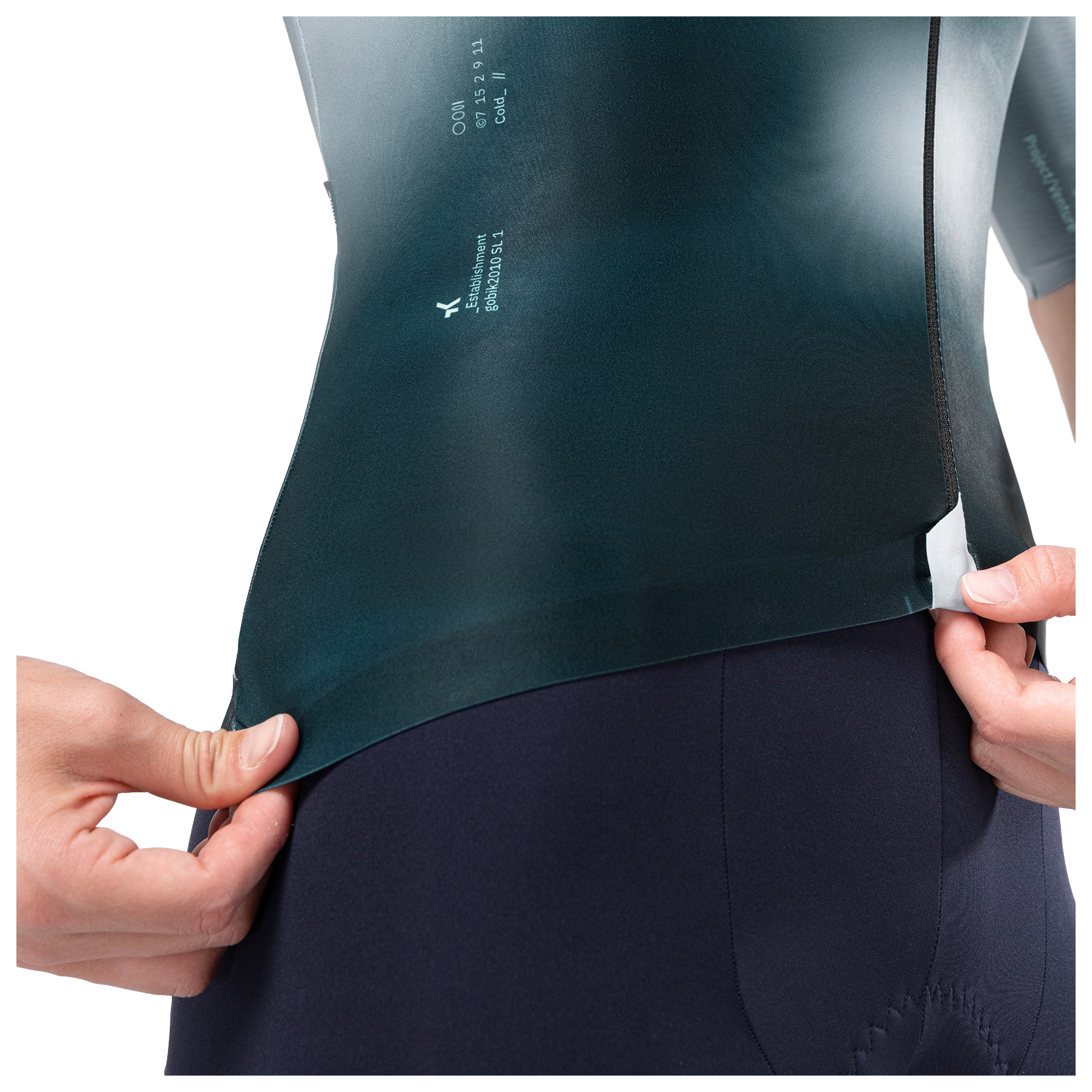 Gobik Maillot manches courtes femme  Attitude 2.0 gris/vert