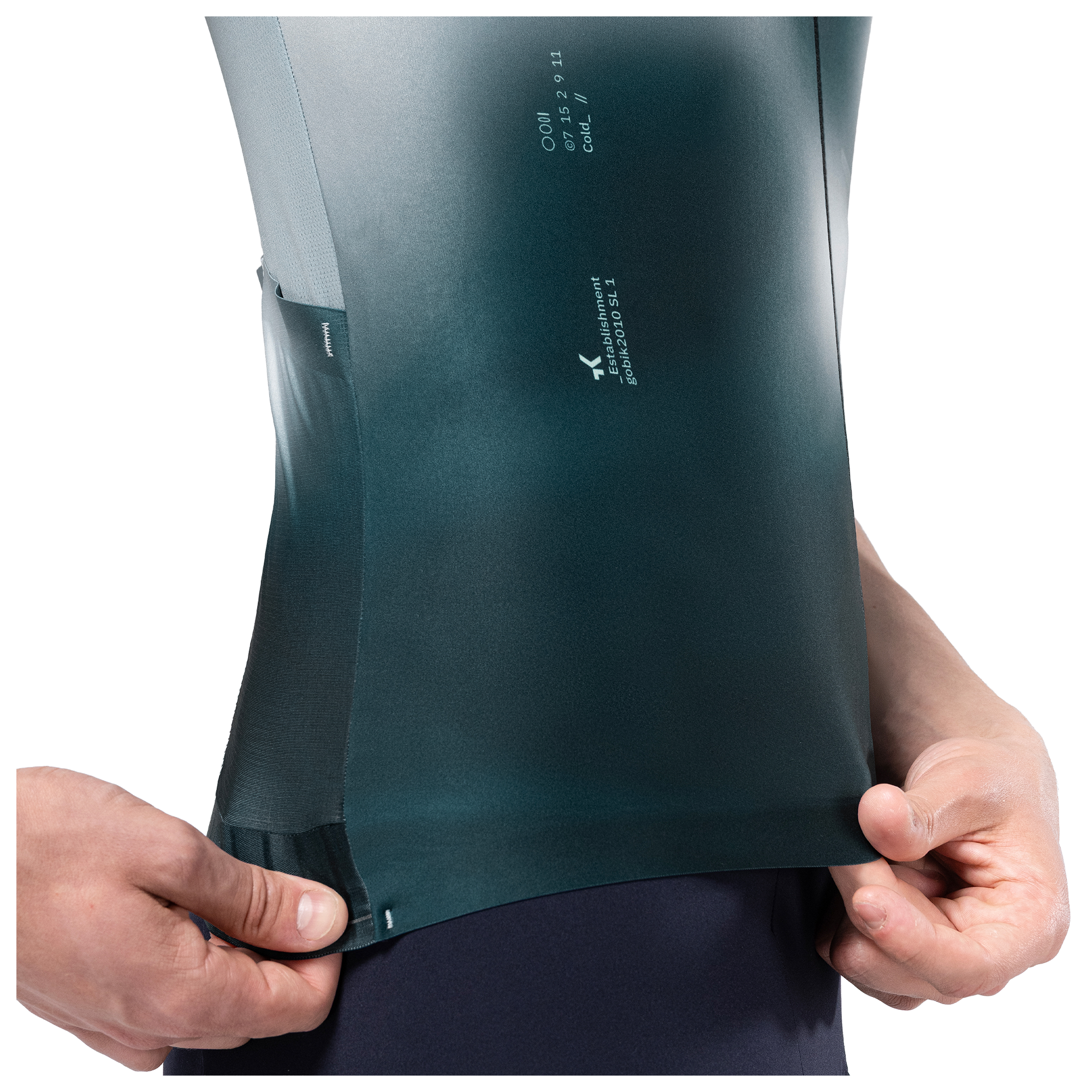 Gobik Maillot manches courtes  Attitude 2.0 gris/vert