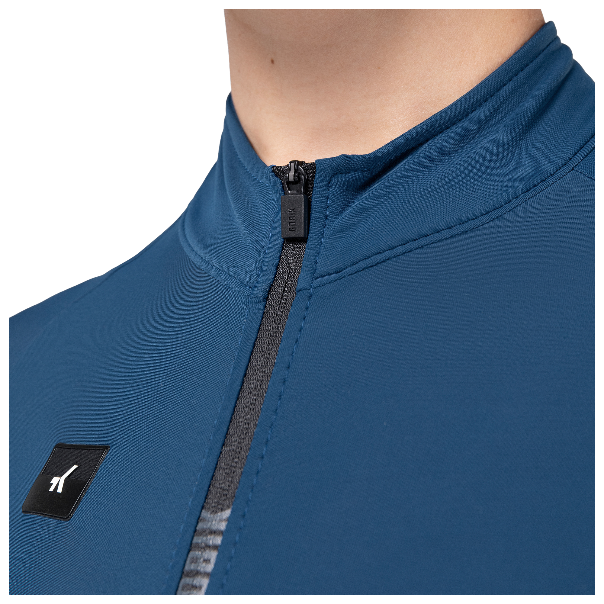 Gobik Maillot manches longues femme  Pacer Solid 2.0 bleu