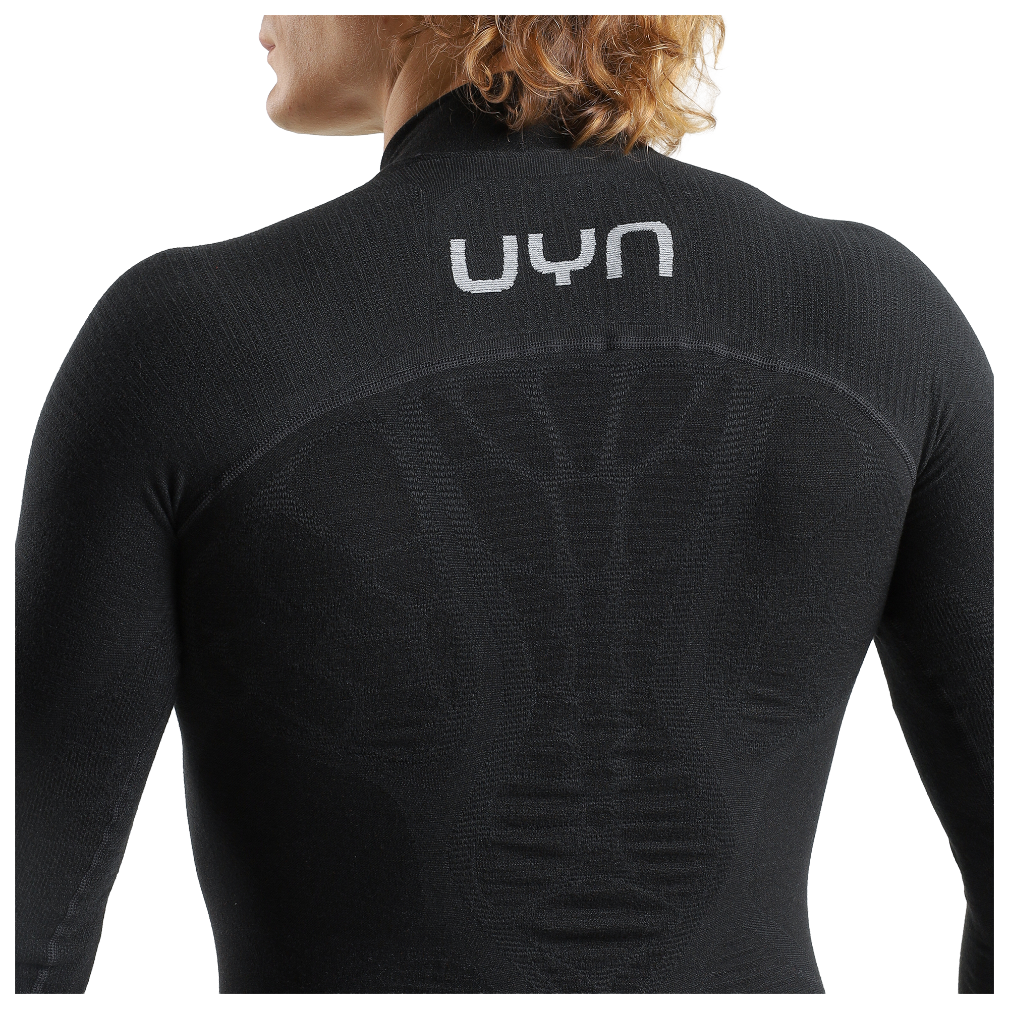 Uyn Maillot de corps manches longues Elevatyon Biomorph Turtle Neck noir