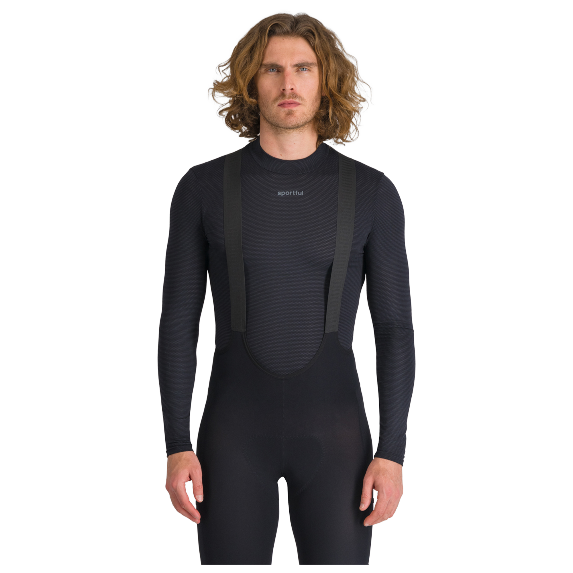 Sportful Sous-maillot de cyclisme à manches longues  Merino noir