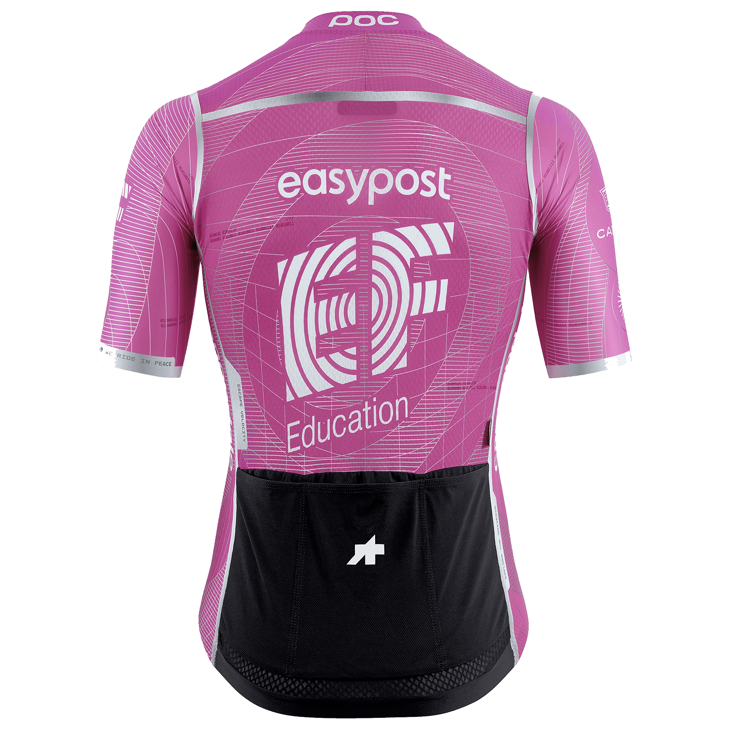 Assos EF EDUCATION - EASYPOST Shirt met korte mouwen 2026 roze, foto 2