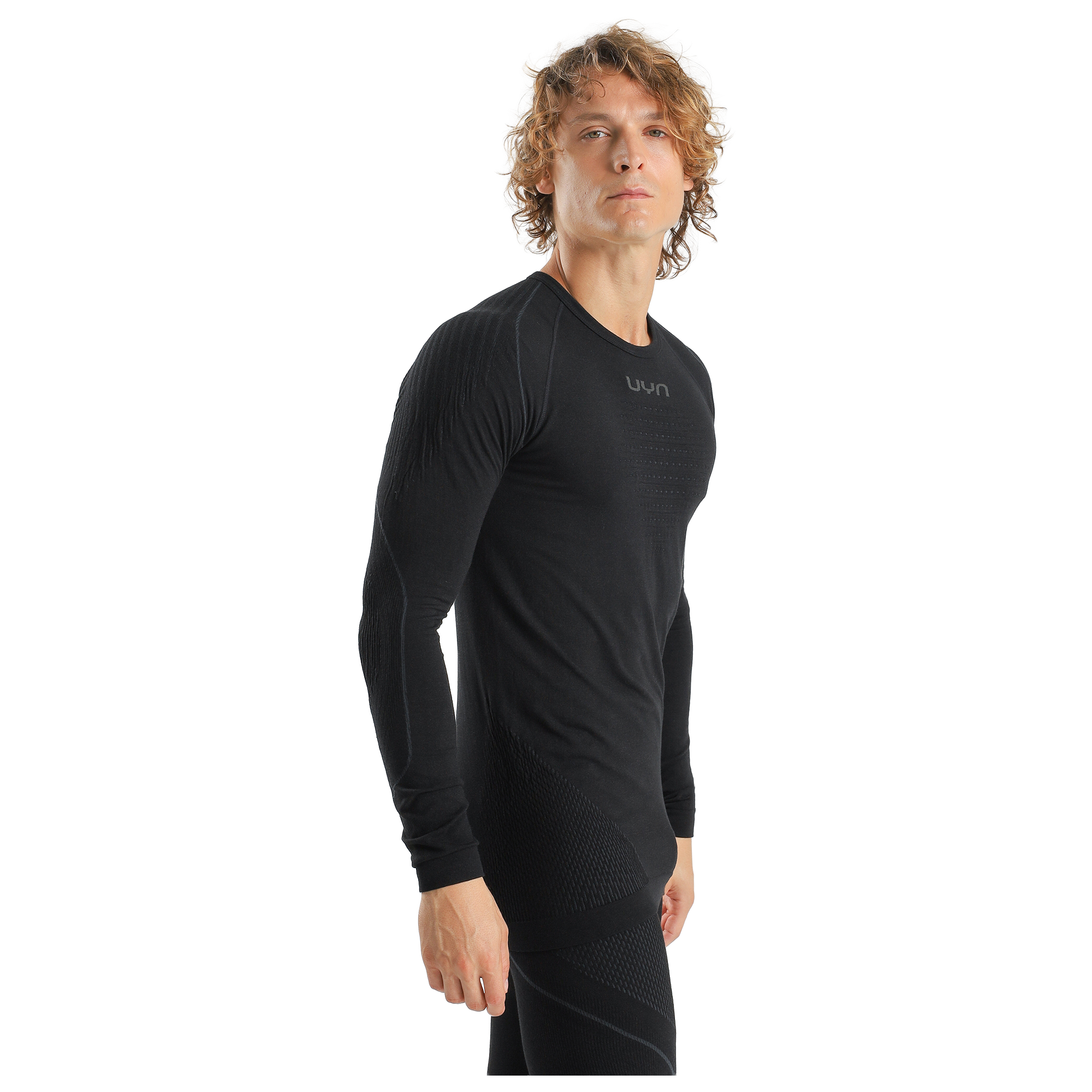 Uyn Maillot de corps manches longues Evolutyon Biotech noir