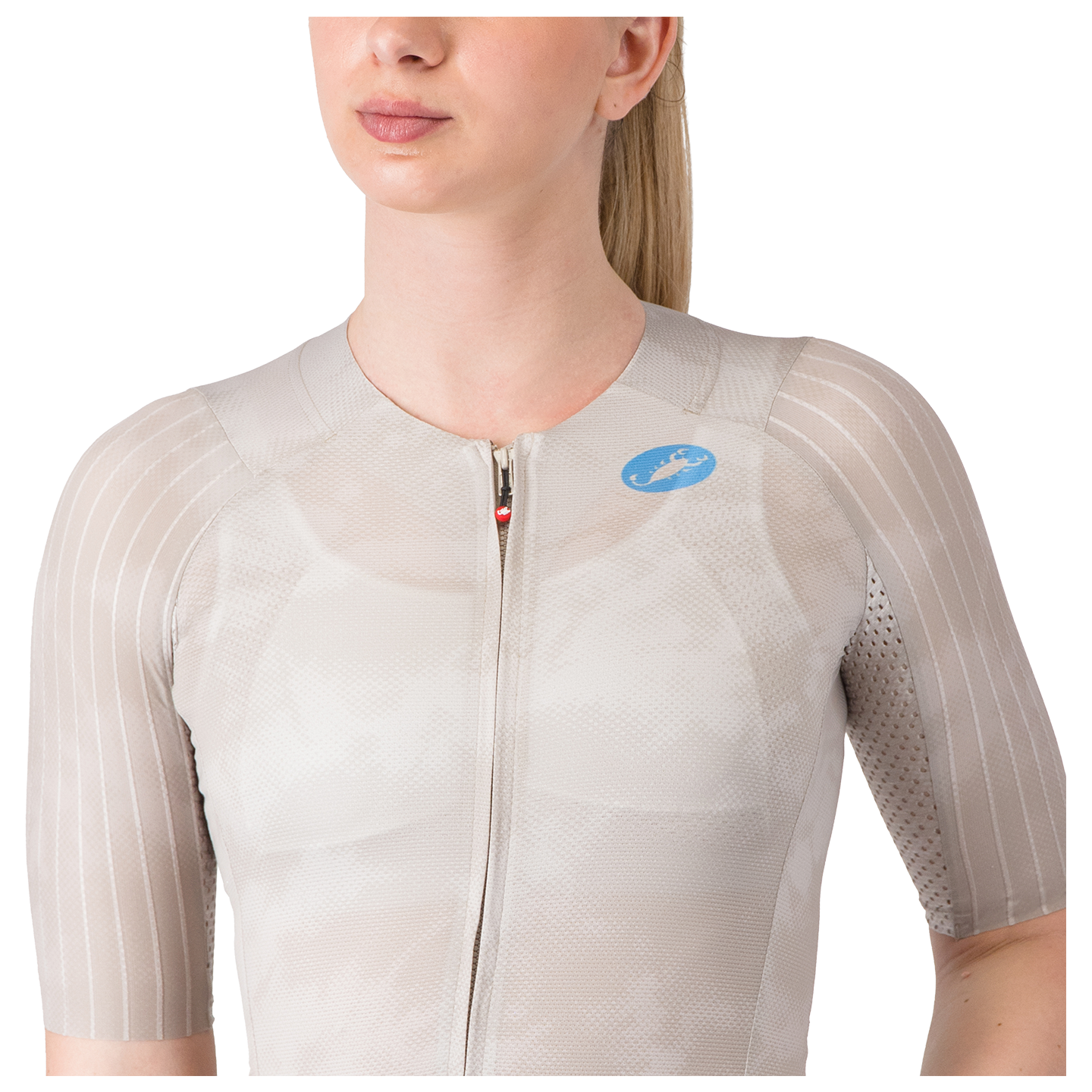 Castelli Damesfietsshirt Aero Pro 8S grijs, foto 3