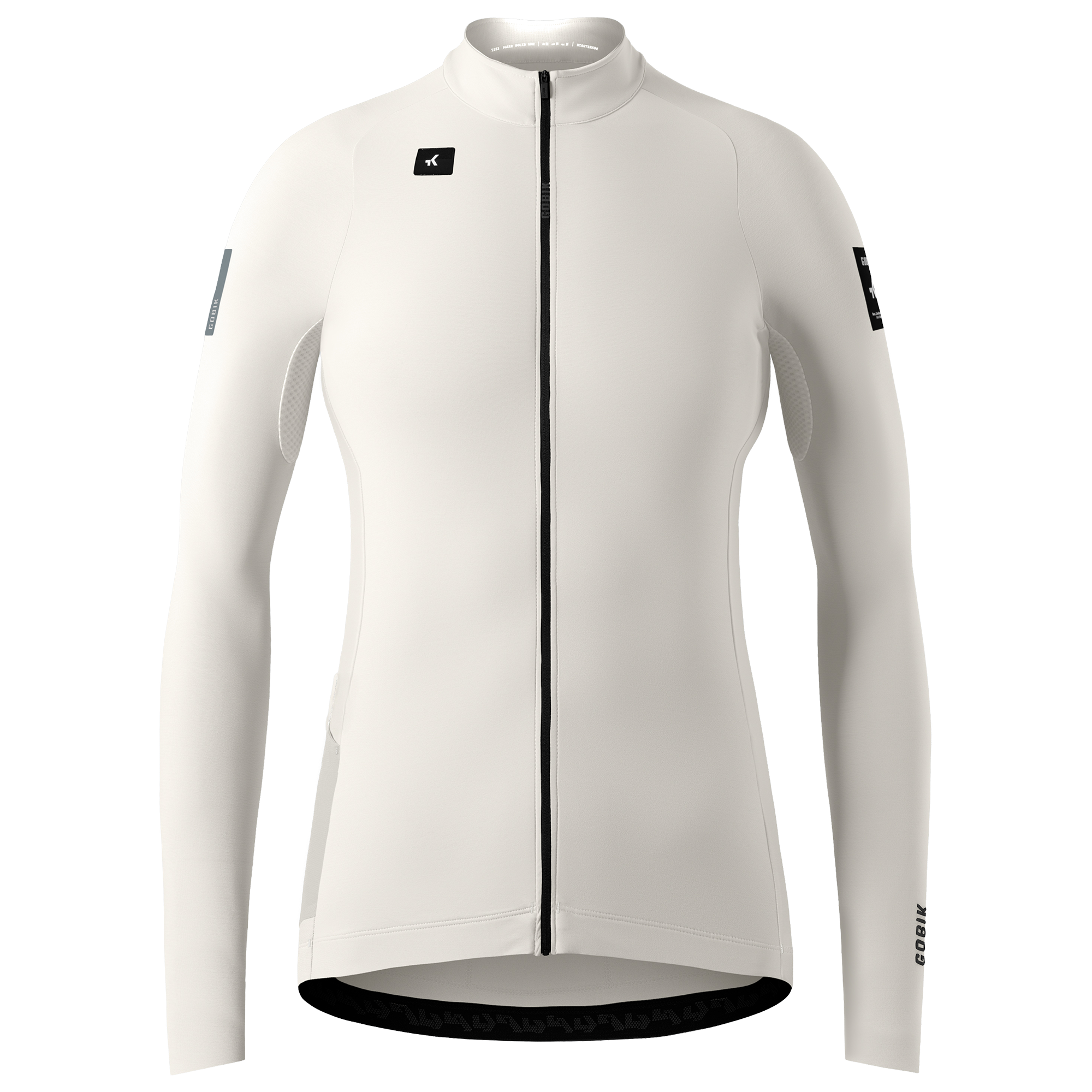 Gobik Damen Langarmtrikot Pacer Solid 2.0 blanc