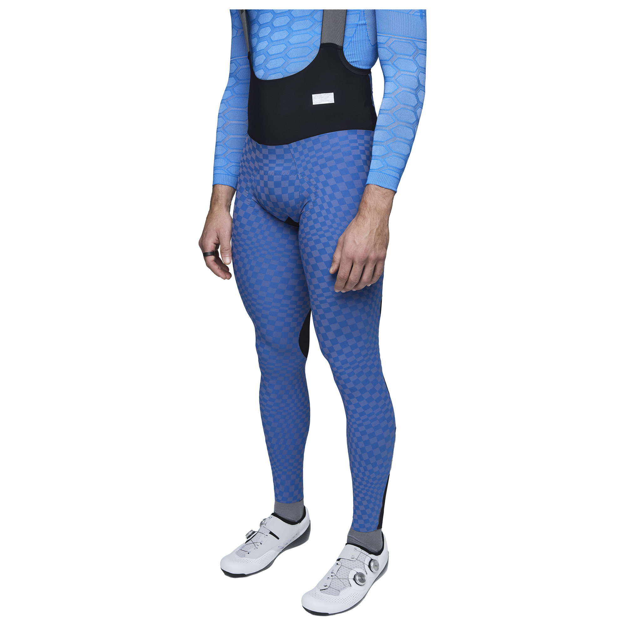 Q36.5 Culote largo con tirantes  Dottore Hybrid azul
