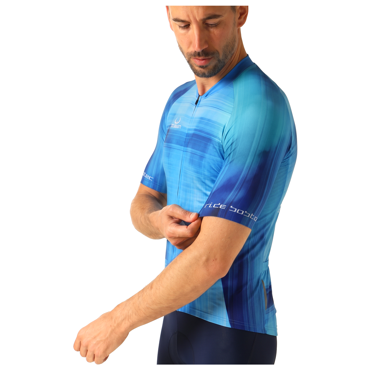 Bobteam Maillot manches courtes Unique bleu