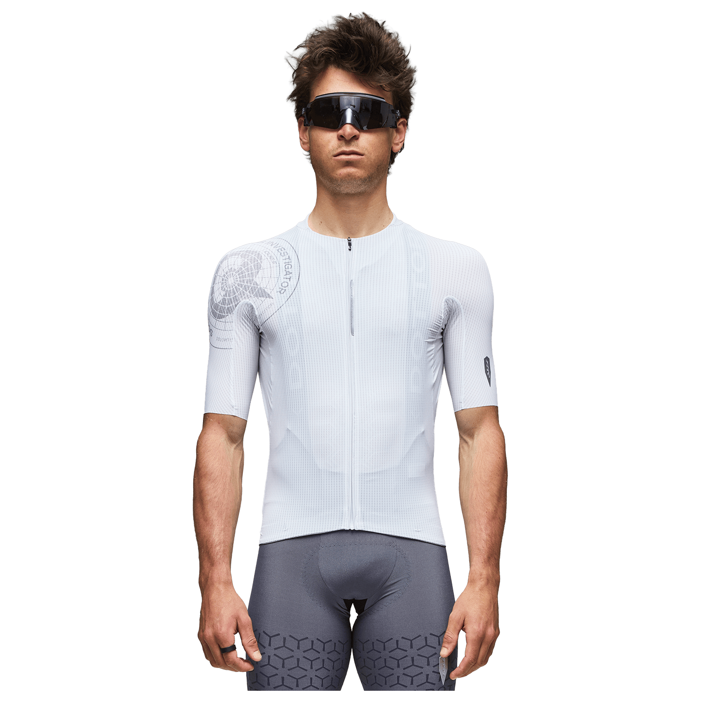 Q36.5 fietsshirt met korte mouwen Dottore Pro Research Scientist wit, foto 3