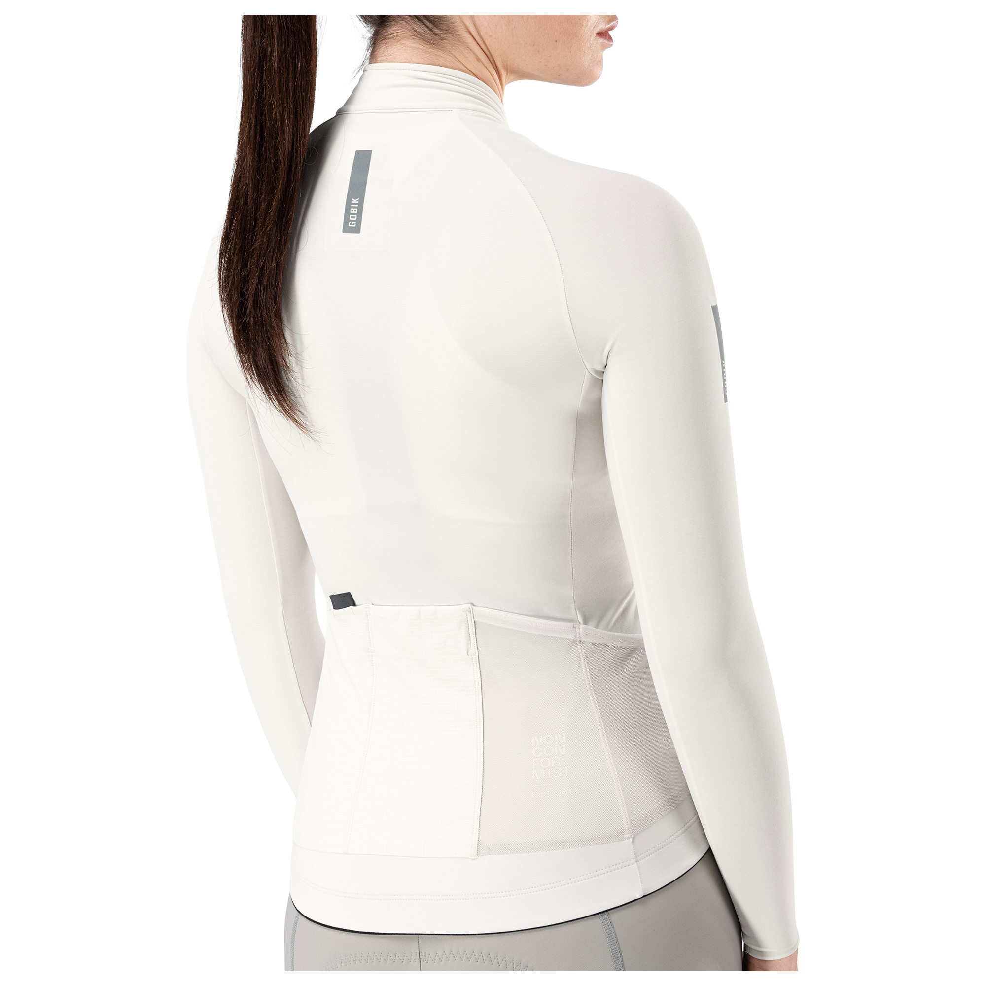 Gobik Damen Langarmtrikot Pacer Solid 2.0 blanc