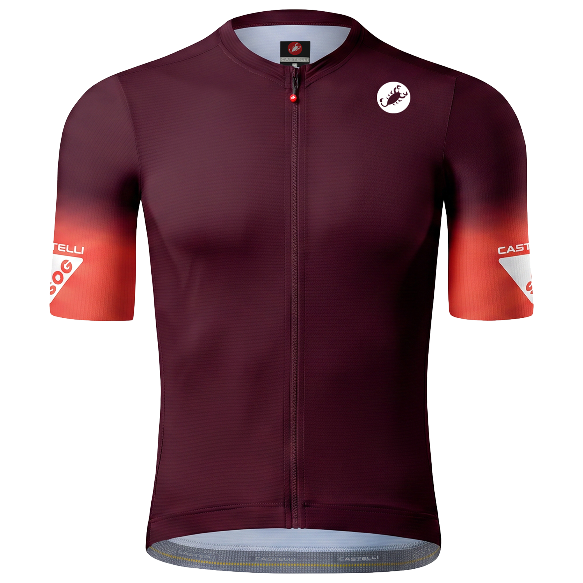 Castelli Short Sleeve Jersey Espresso 2 Spirit of Gravel red