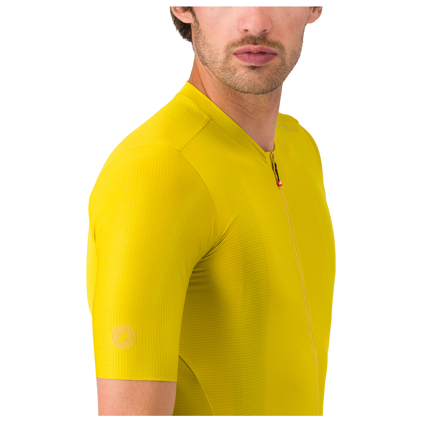 Castelli fietsshirt met korte mouwen Espresso 2 geel, foto 5
