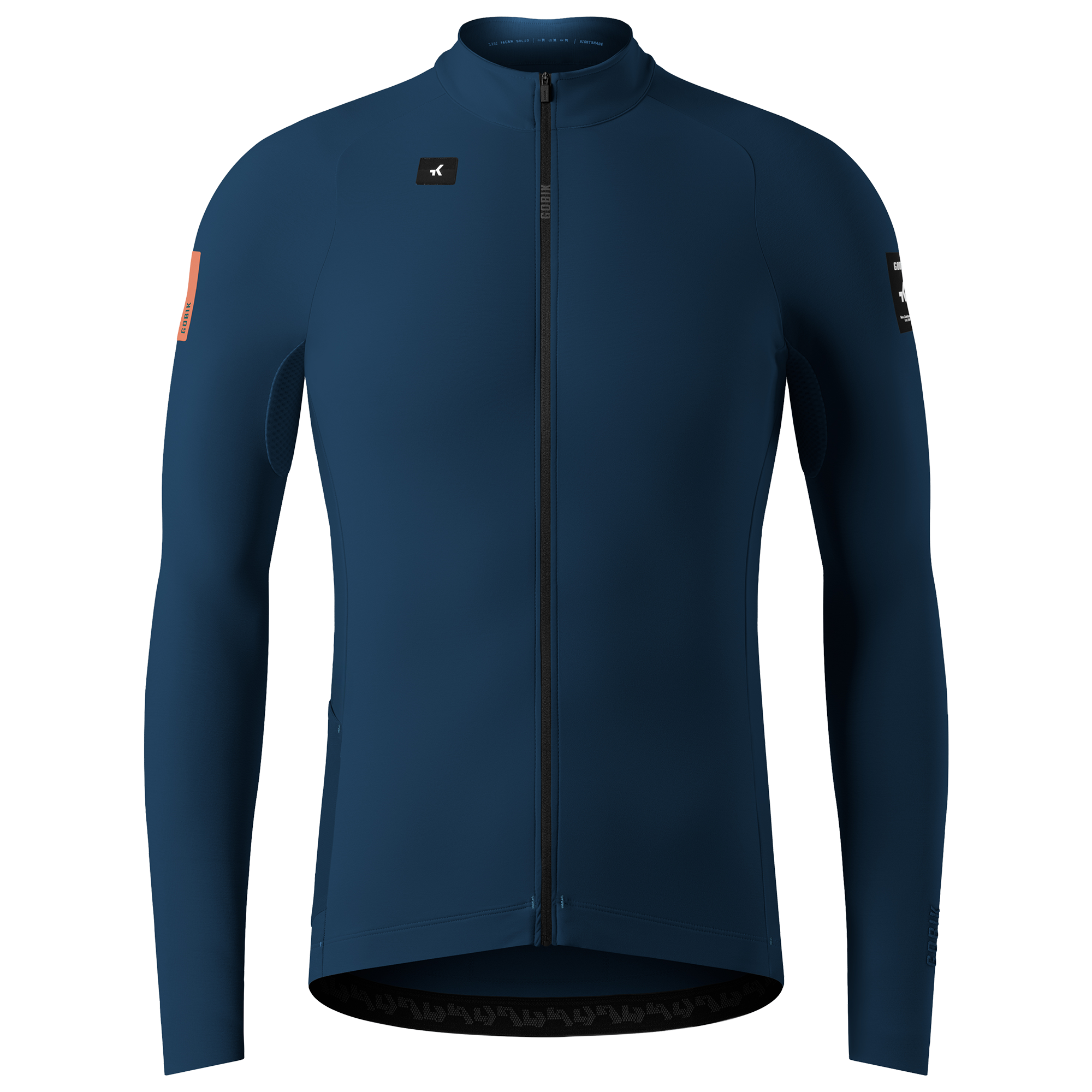 Gobik Maillot manches longues  Pacer Solid 2.0 bleu