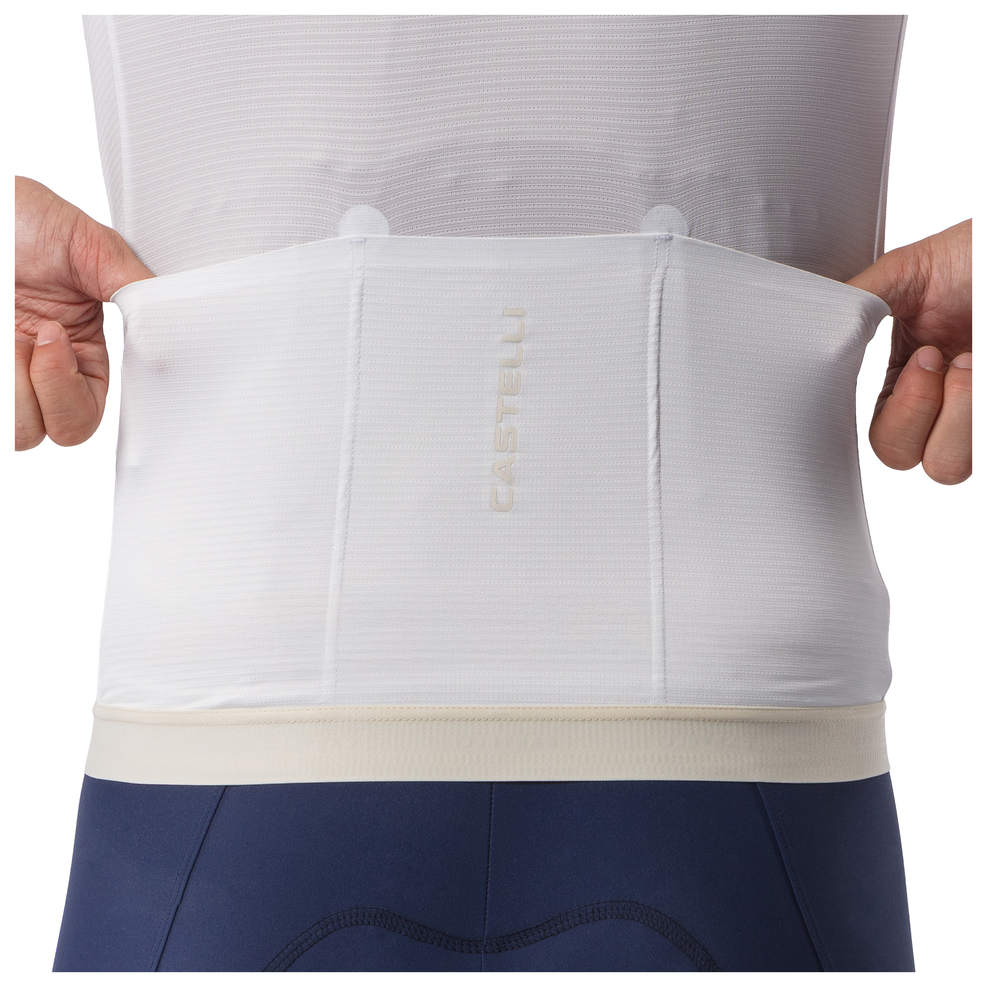 Castelli Gilet antivento  Espresso 2 bianco
