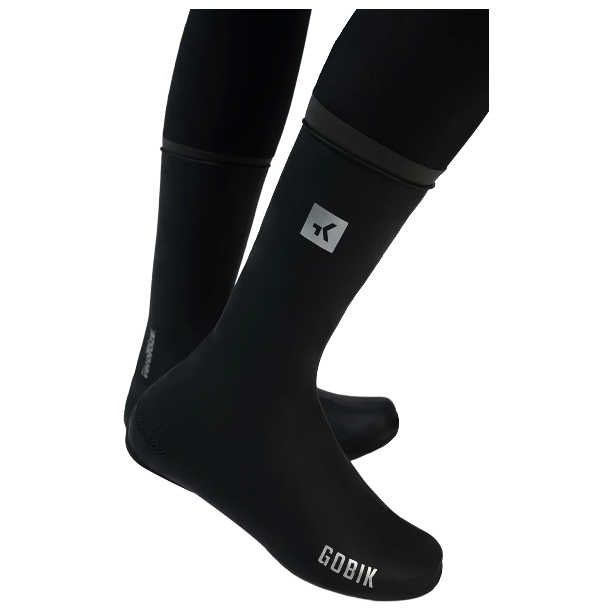 Gobik Rennrad-Regenüberschuhe Velotoze schwarz