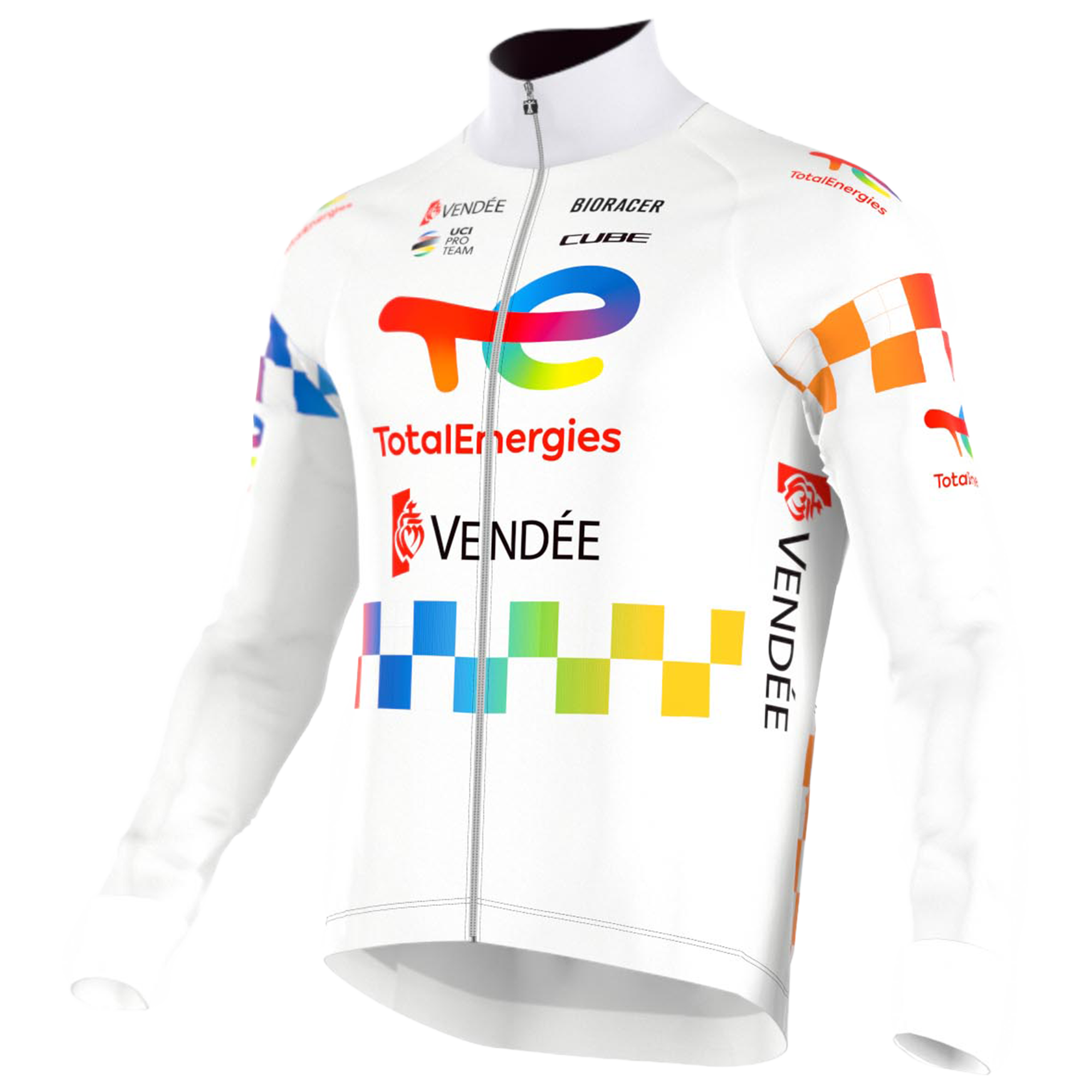Bioracer TEAM TOTALENERGIES Winter Jacket 2026 white