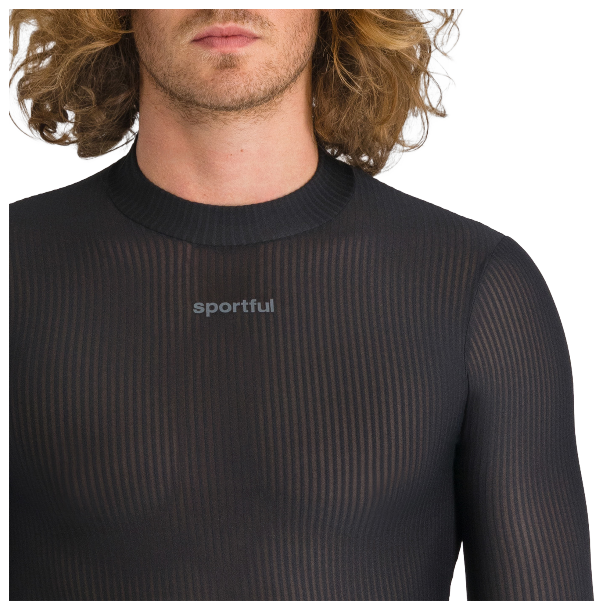 Sportful Sous-maillot de cyclisme à manches longues  Winter noir