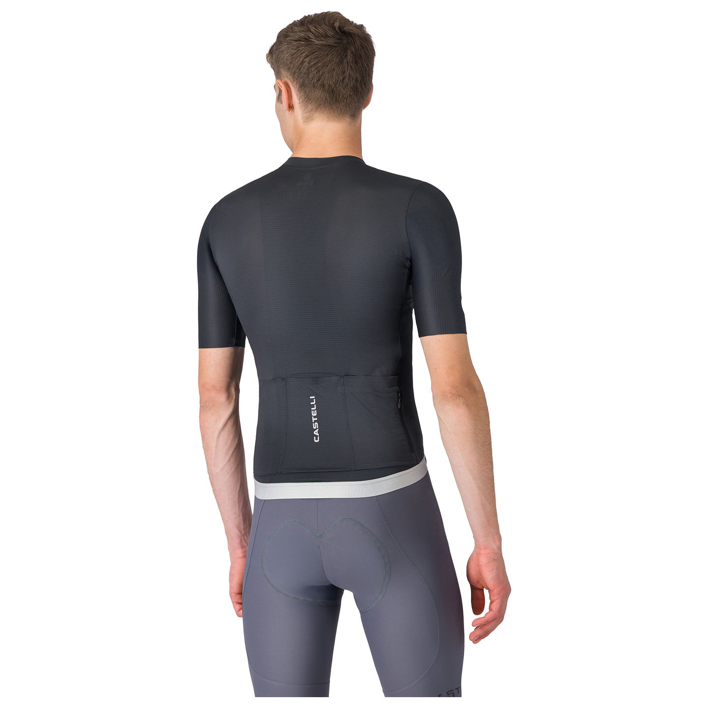 Castelli fietsshirt met korte mouwen Espresso 2 grijs, foto 2