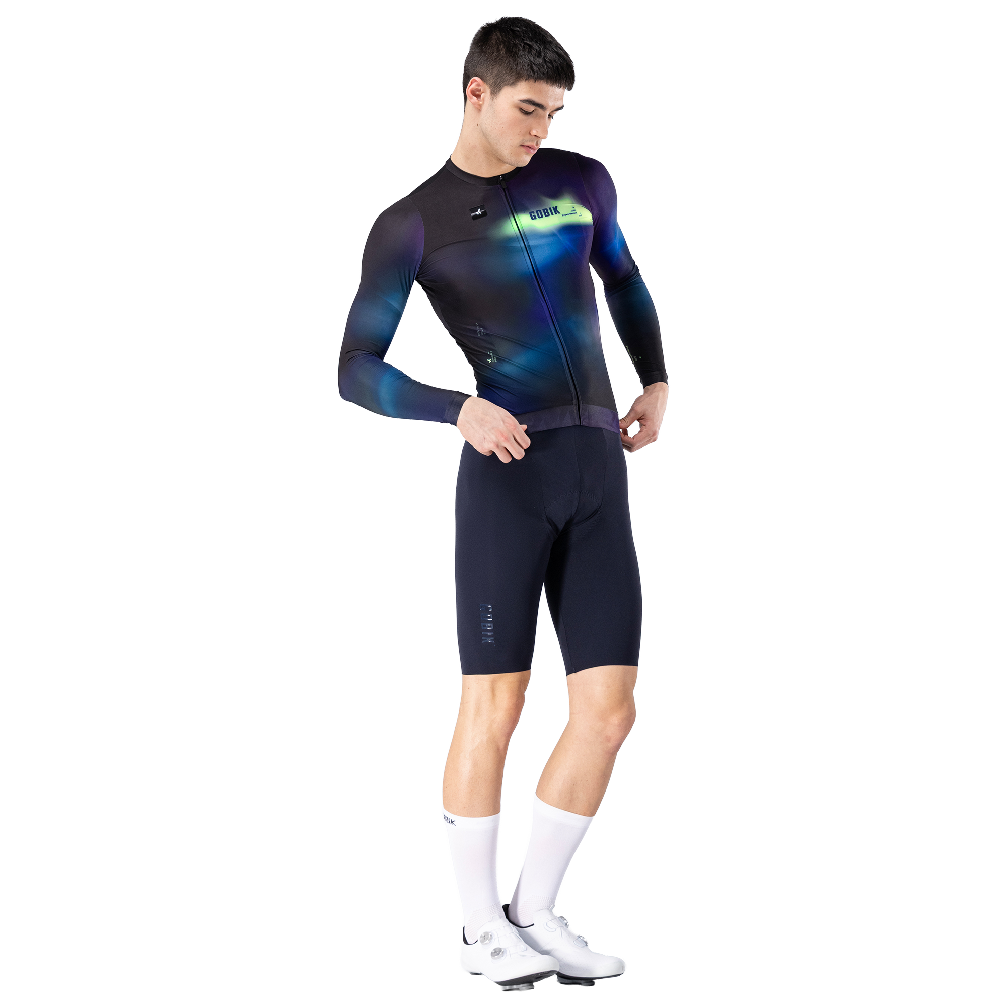 Gobik Langarmtrikot Vanquish blau