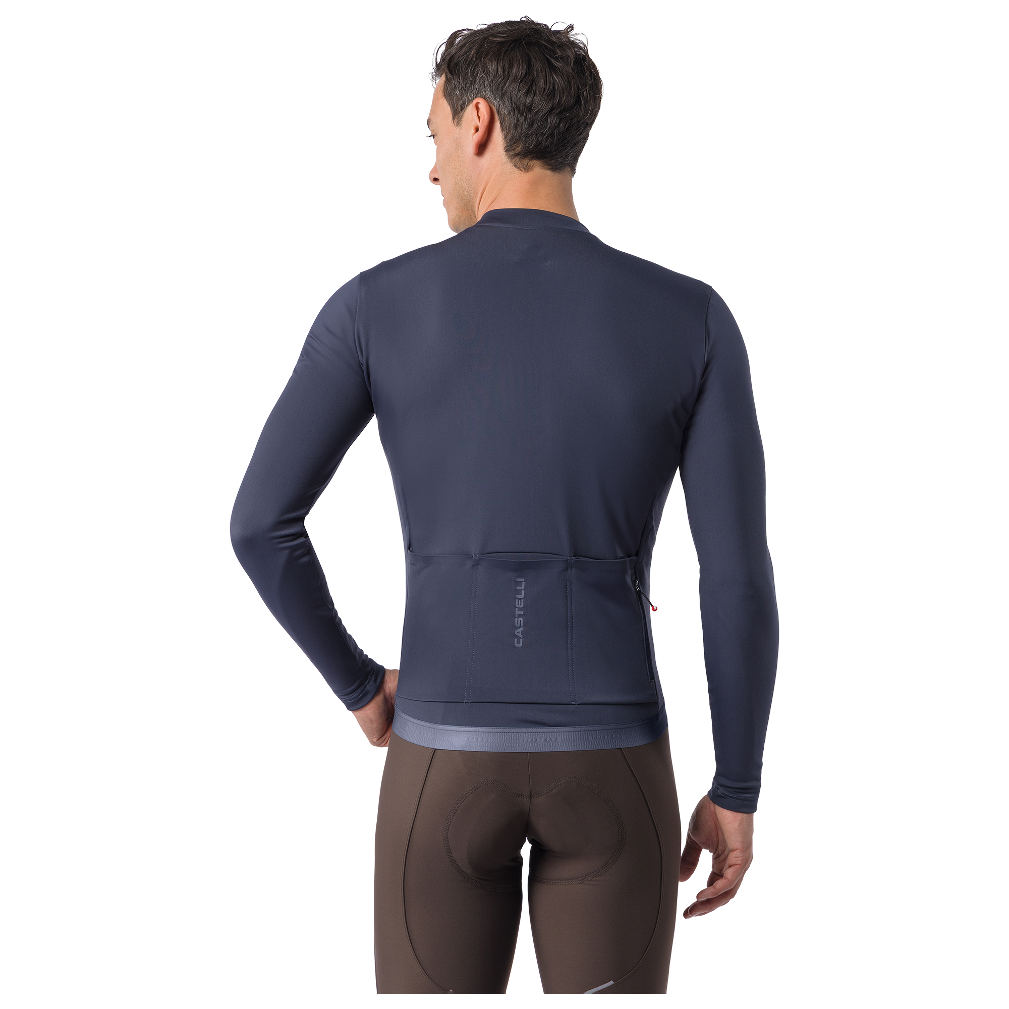 Castelli Maillot manches longues  Espresso Thermal 2 bleu
