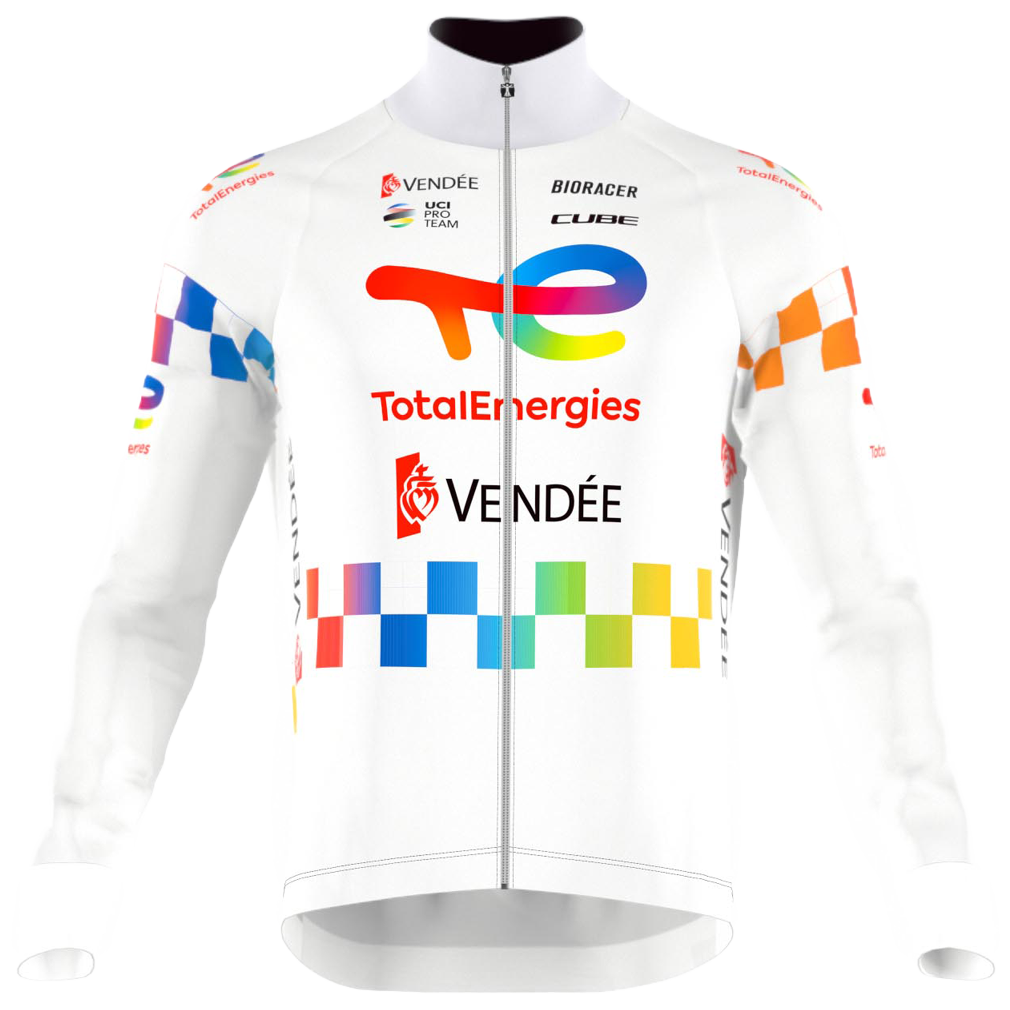 Bioracer TEAM TOTALENERGIES Winter Jacket 2026 white