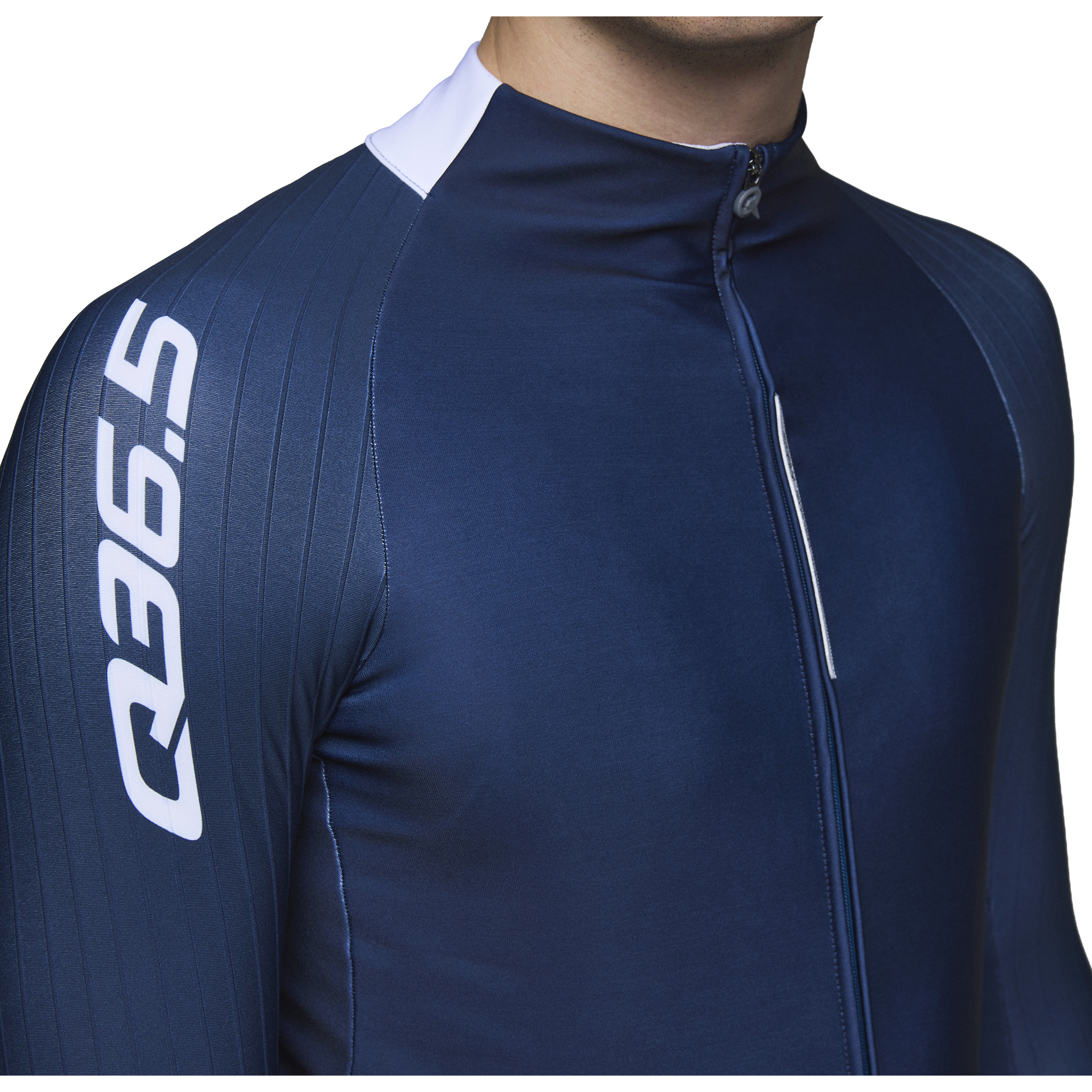 Q36.5 Giacca-maglia  Gregarius Hybrid Collar Fade blu