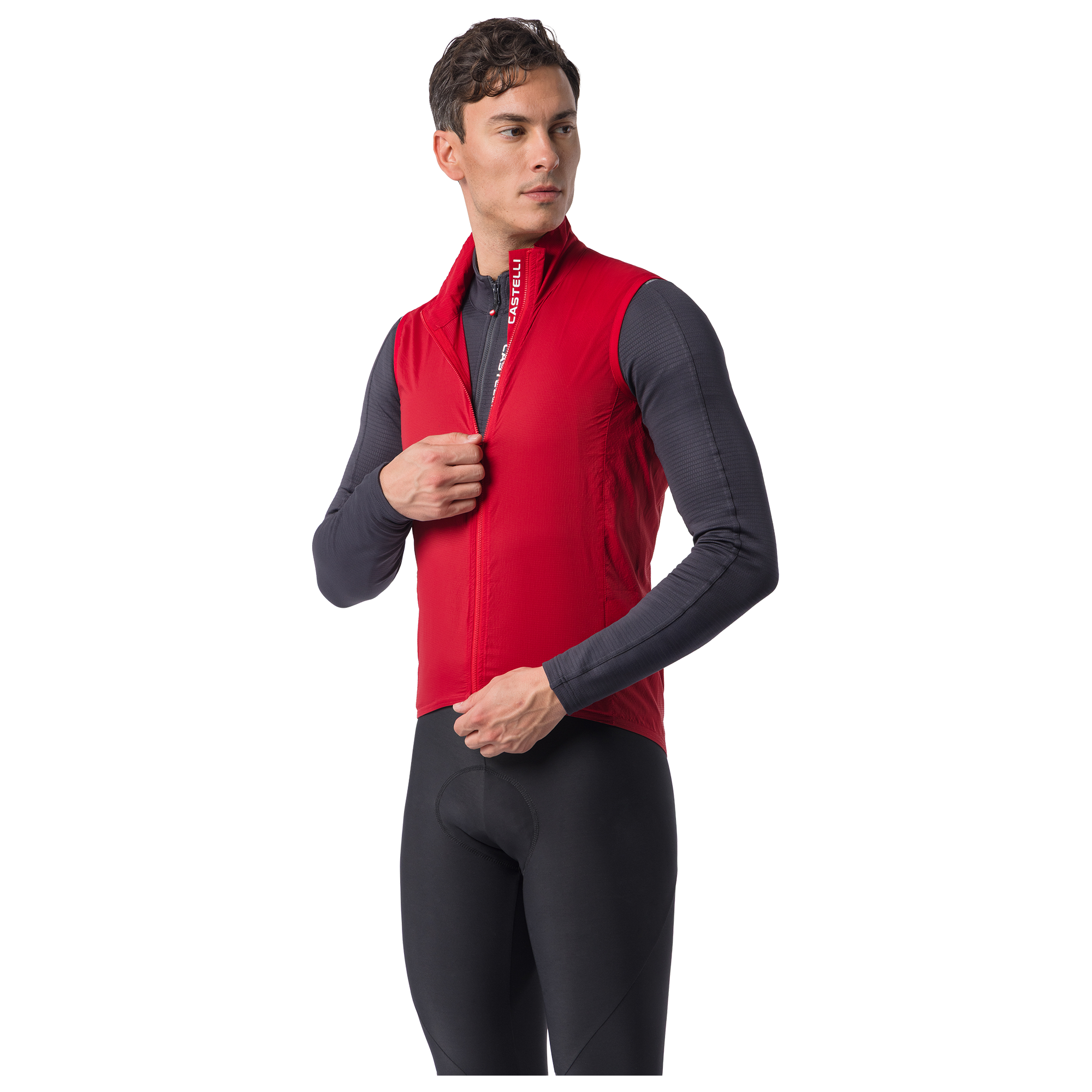 Castelli windvest Transition rood