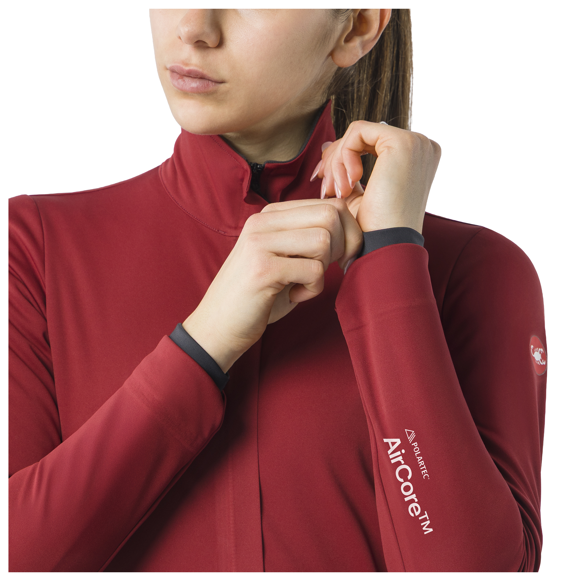 Castelli Women's Alpha 150 Winter Jacket red