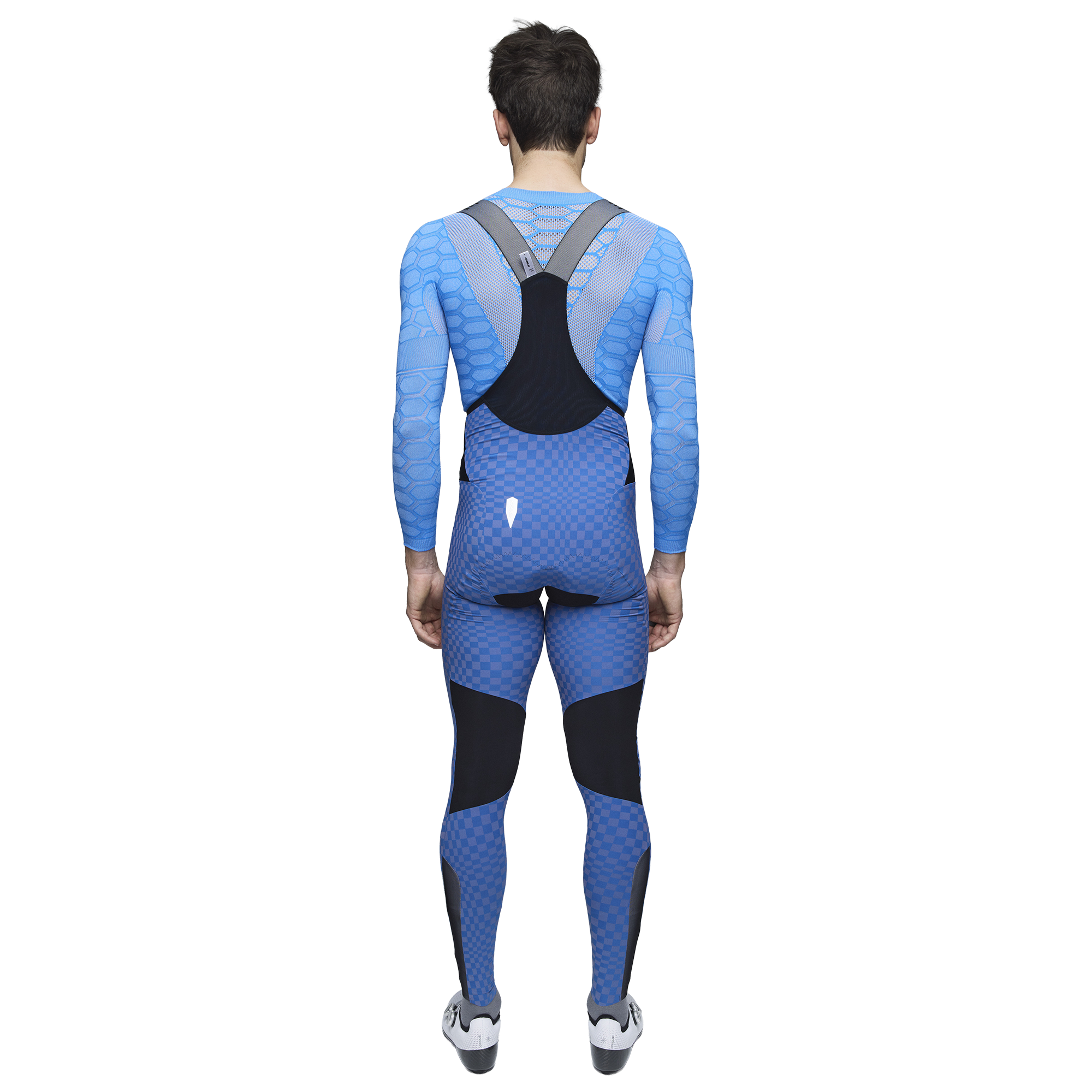 Q36.5 Culote largo con tirantes  Dottore Hybrid azul