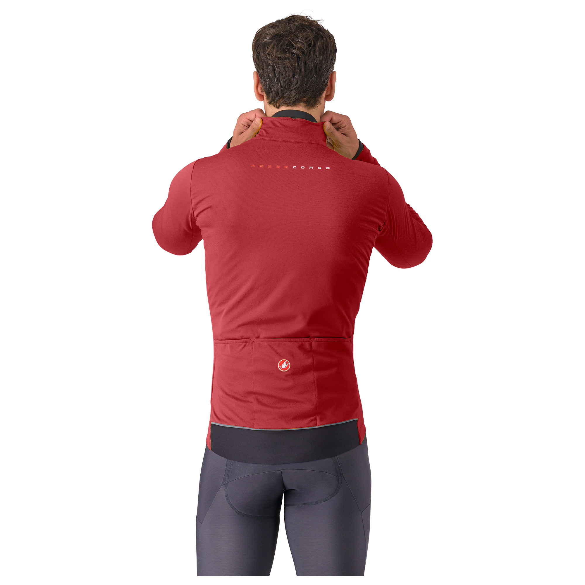 Castelli Chaqueta de invierno  Alpha 150 rojo