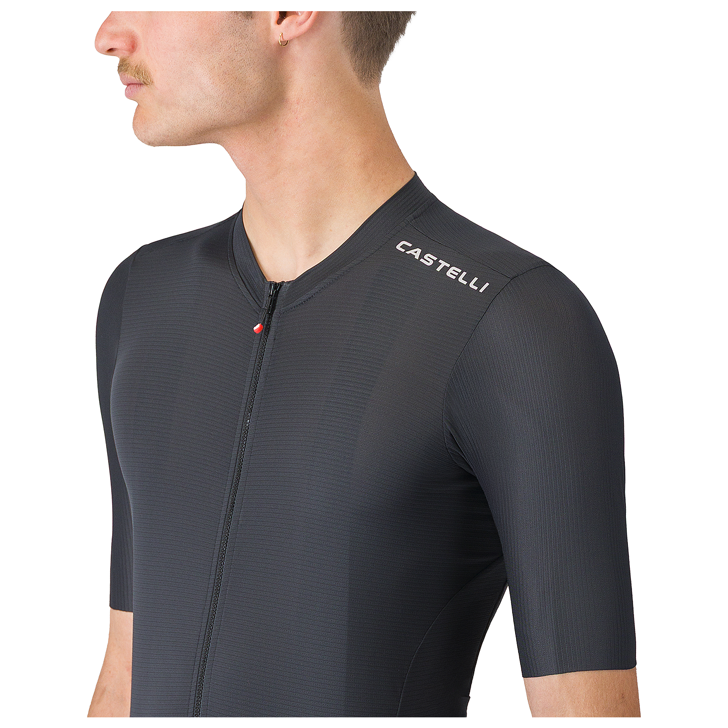 Castelli fietsshirt met korte mouwen Espresso 2 grijs, foto 3