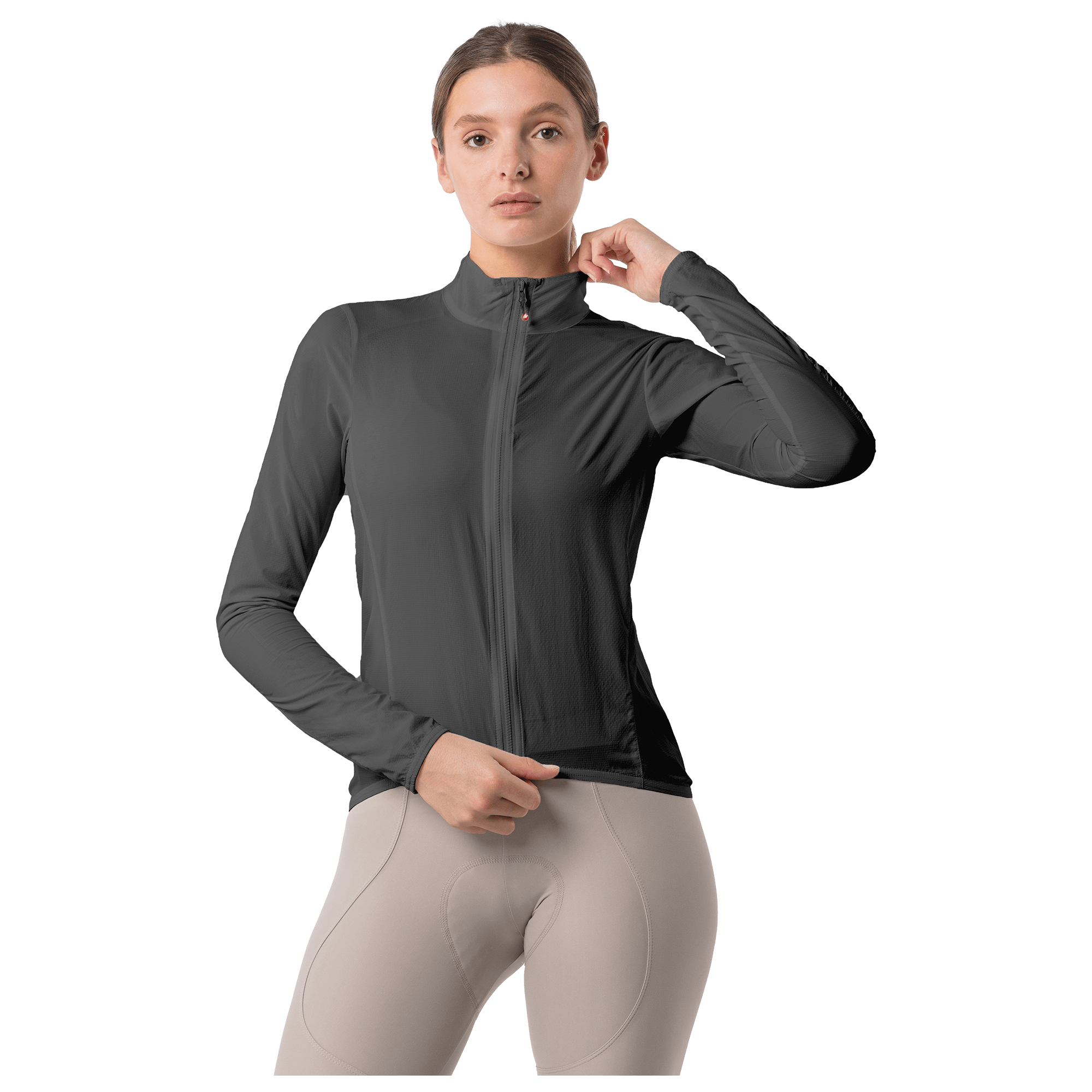 Castelli Damen Windjacke Transition dunkelgrau