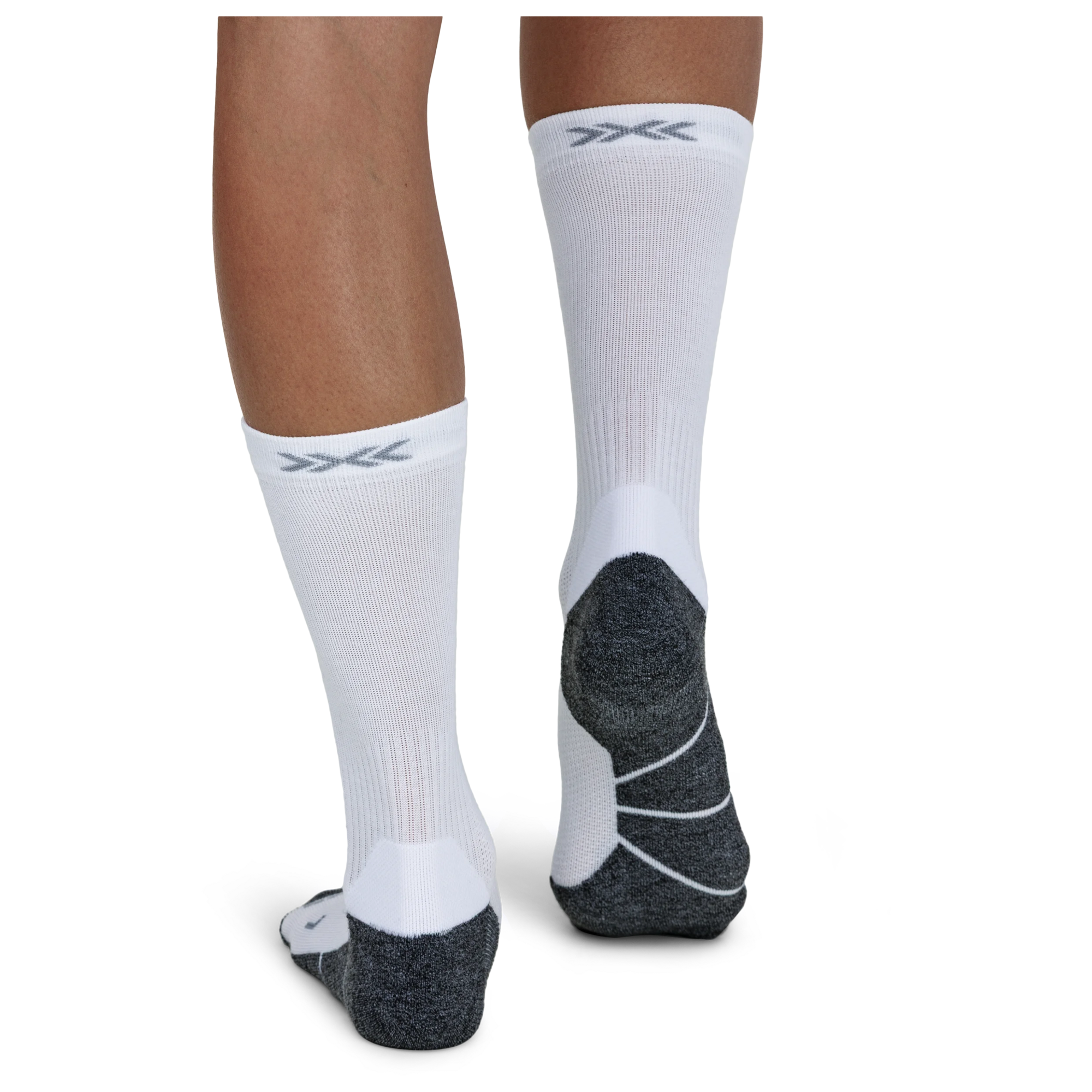 X-Bionic Calcetines de ciclismo X-SOCKS Core Natural Crew blanco/gris