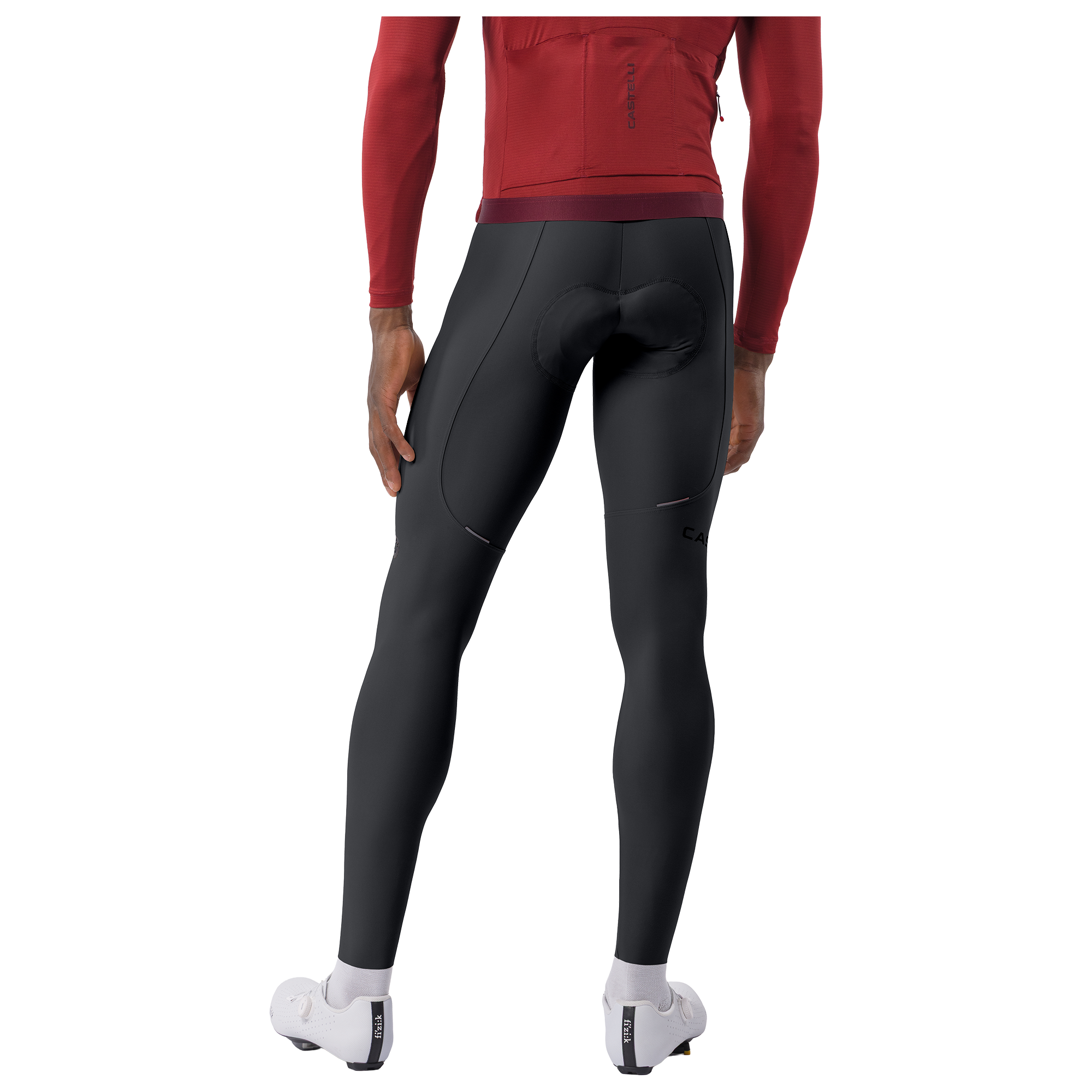 Castelli Cuissard long à bretelles  Espresso TRNSTN noir