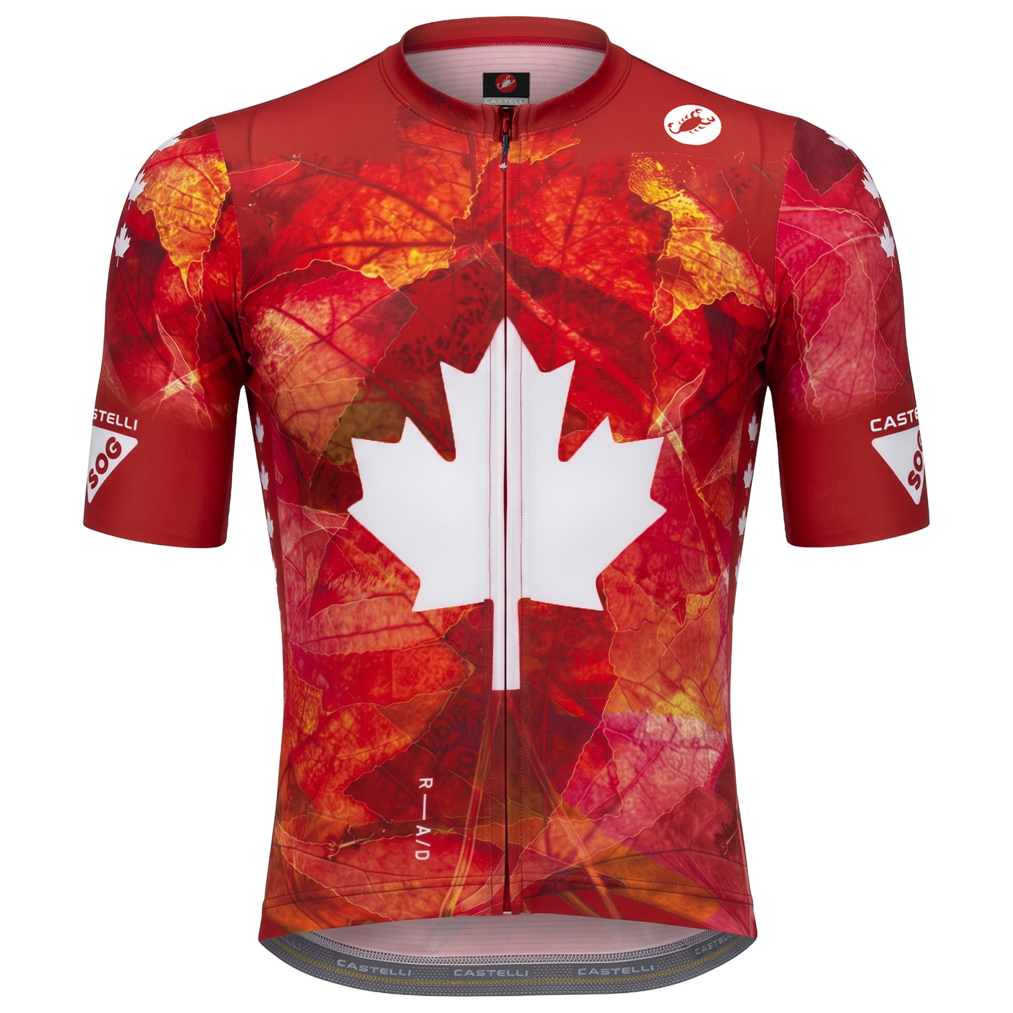 Castelli Short Sleeve Jersey Espresso 2 Spirit of Gravel red