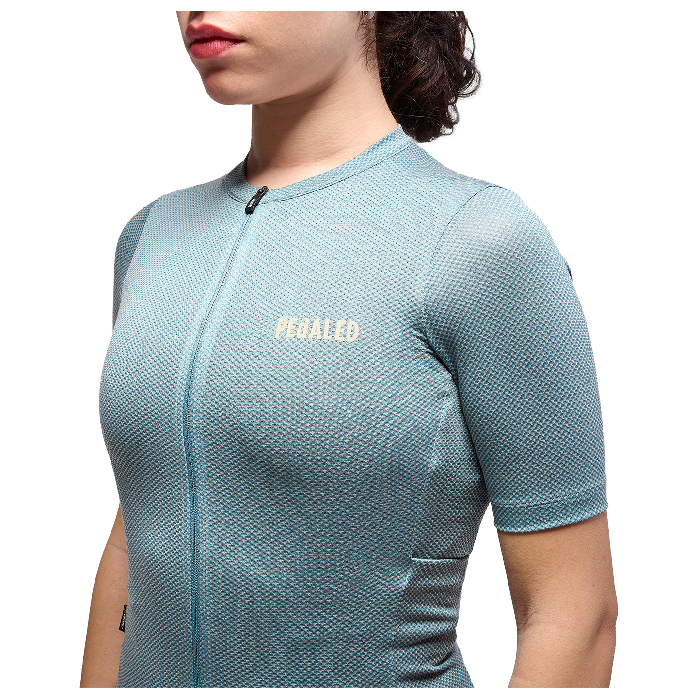 Pedaled Damesfietsshirt Odyssey Delta turkoois, foto 3
