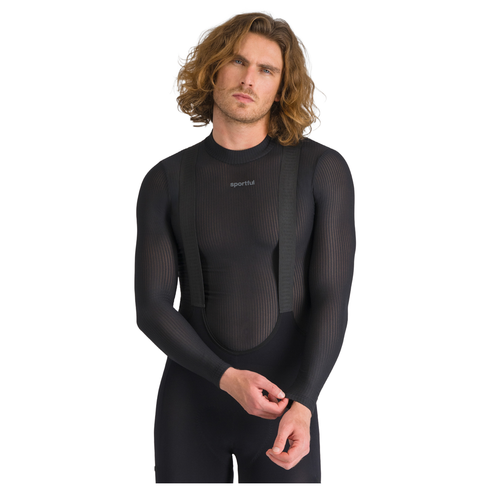 Sportful Sous-maillot de cyclisme à manches longues  Winter noir