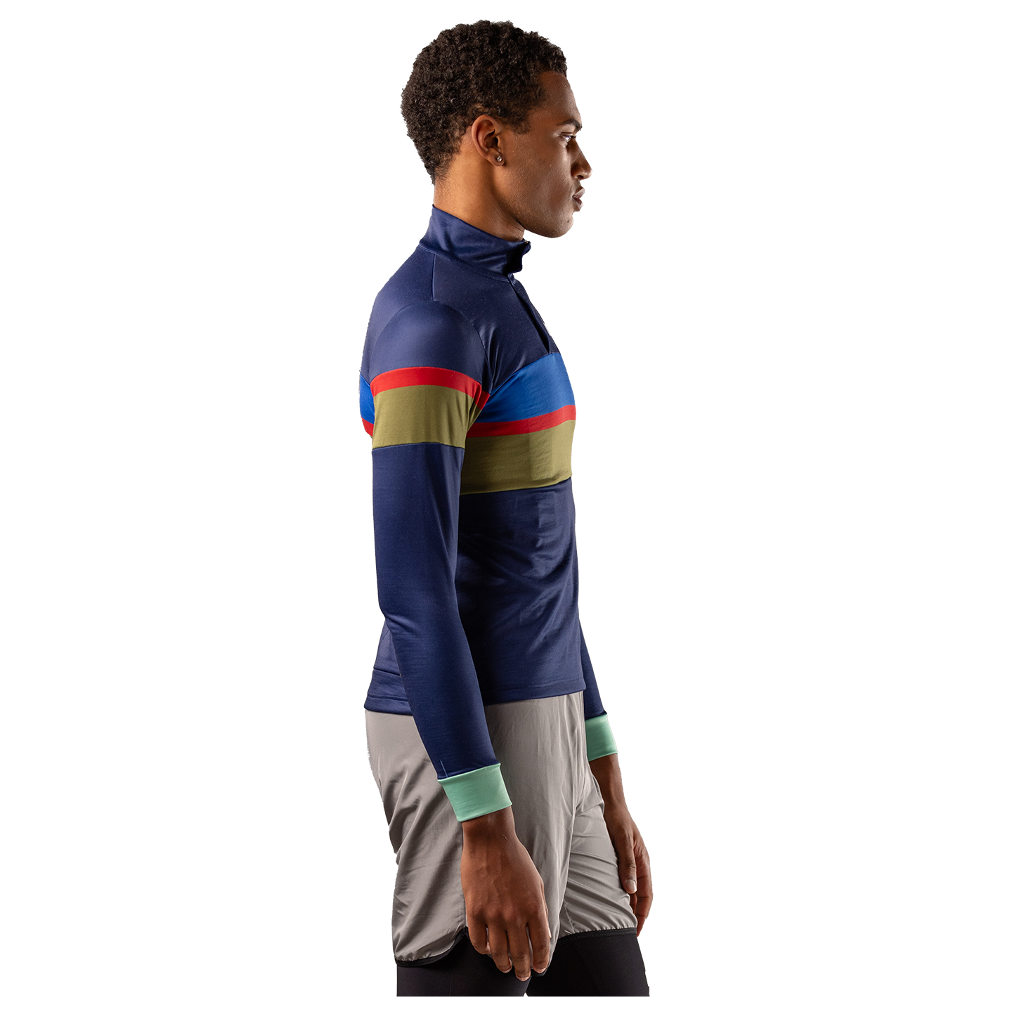 Bianchi Milano Long Sleeve Jersey Dark Blue | BOBSHOP