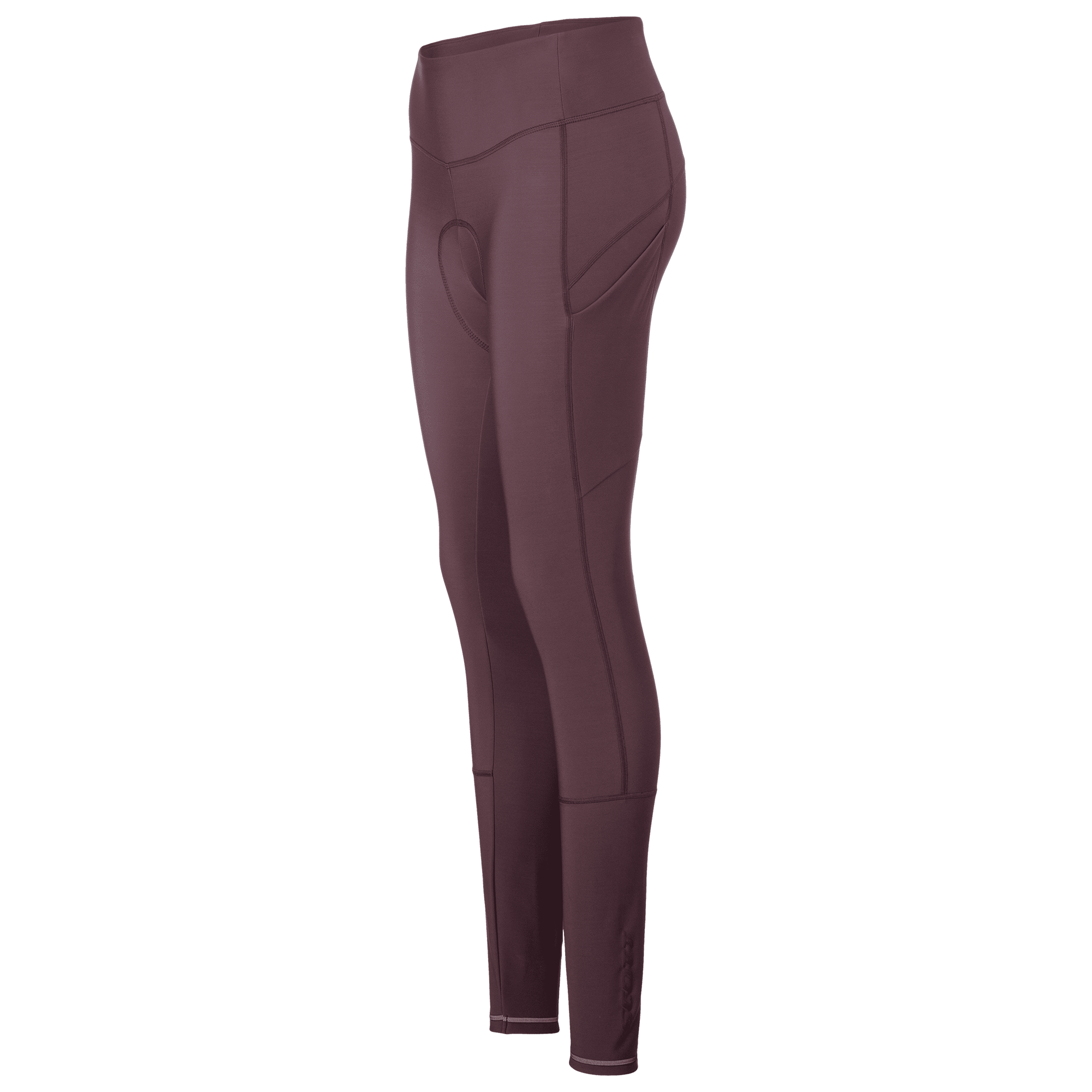 Scott lange Damen Radhose Endurance Warm bordeaux