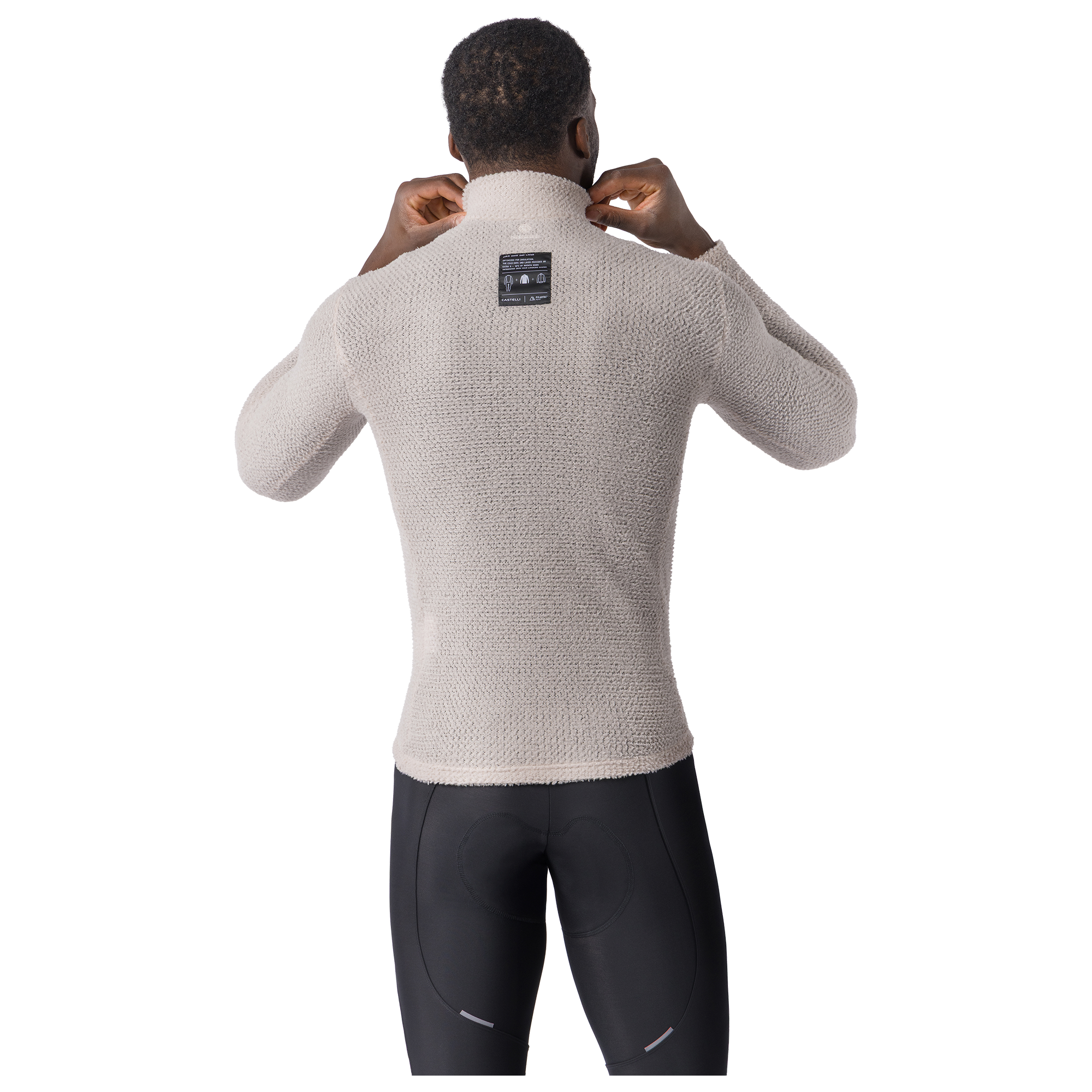 Castelli Long Sleeve Base Layer COLD DAYS 2nd LAYER light grey