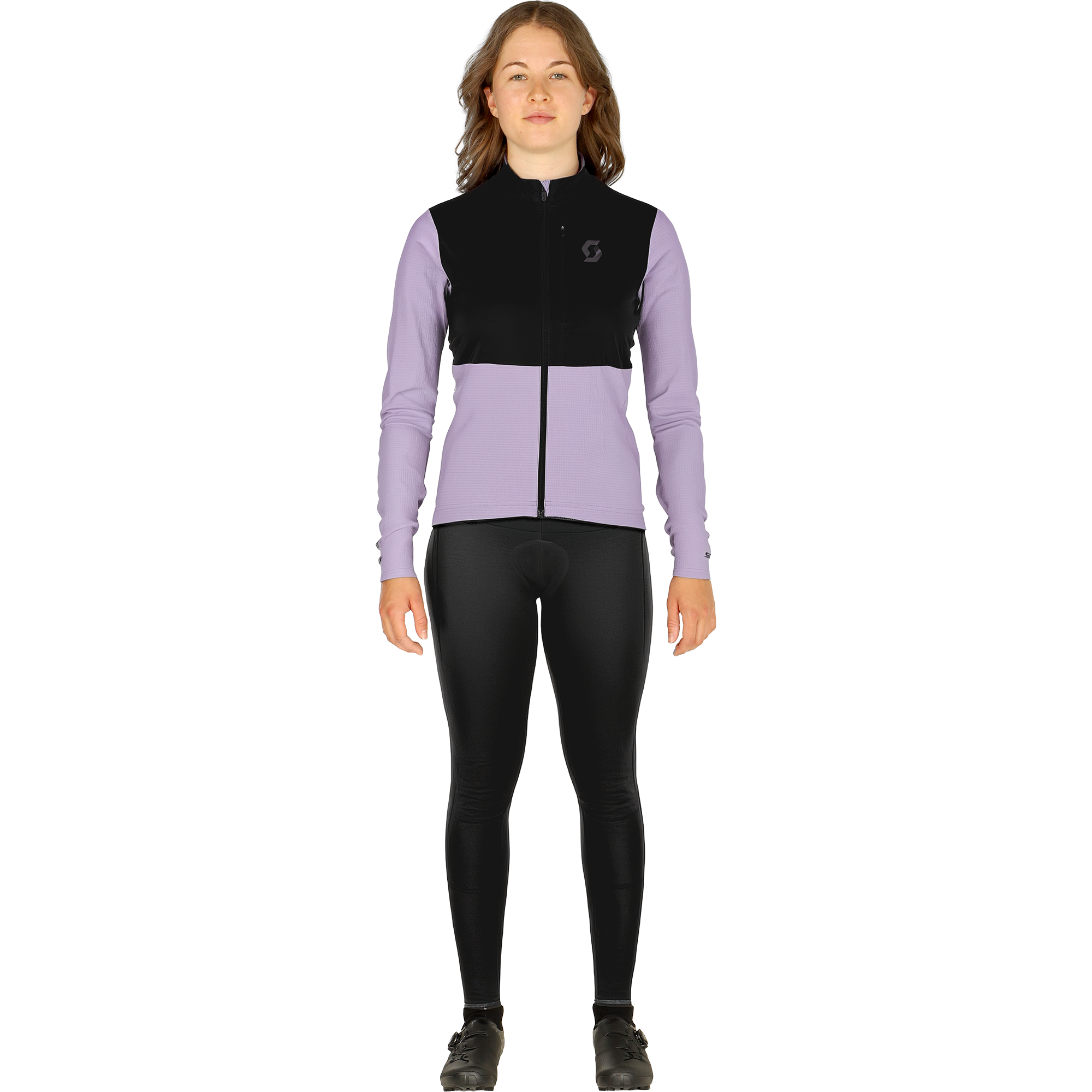 Scott Damen Set (2 Teile)  Lightjacket Endurance schwarz/lila
