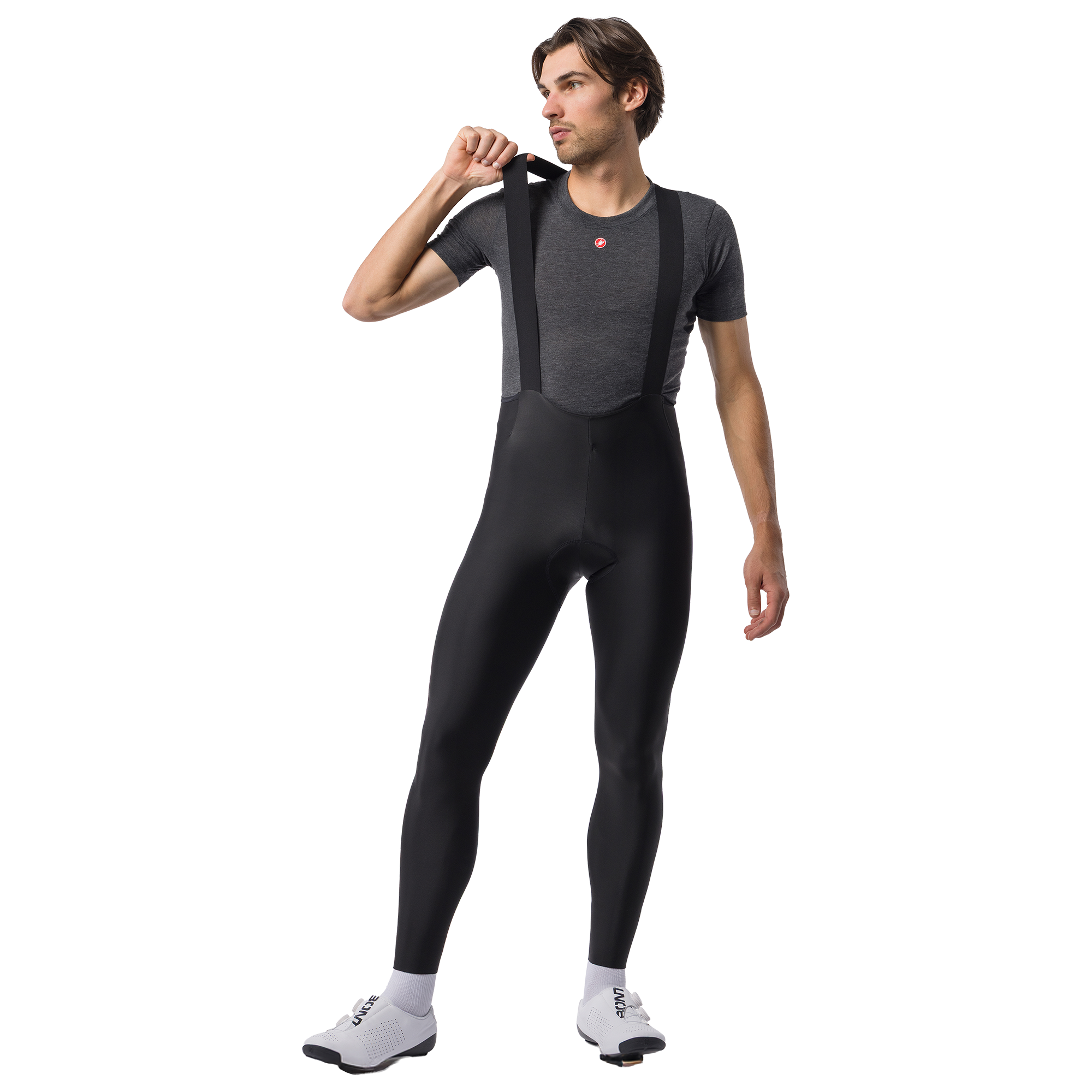 Castelli lange Trägerhose Nano Rain schwarz