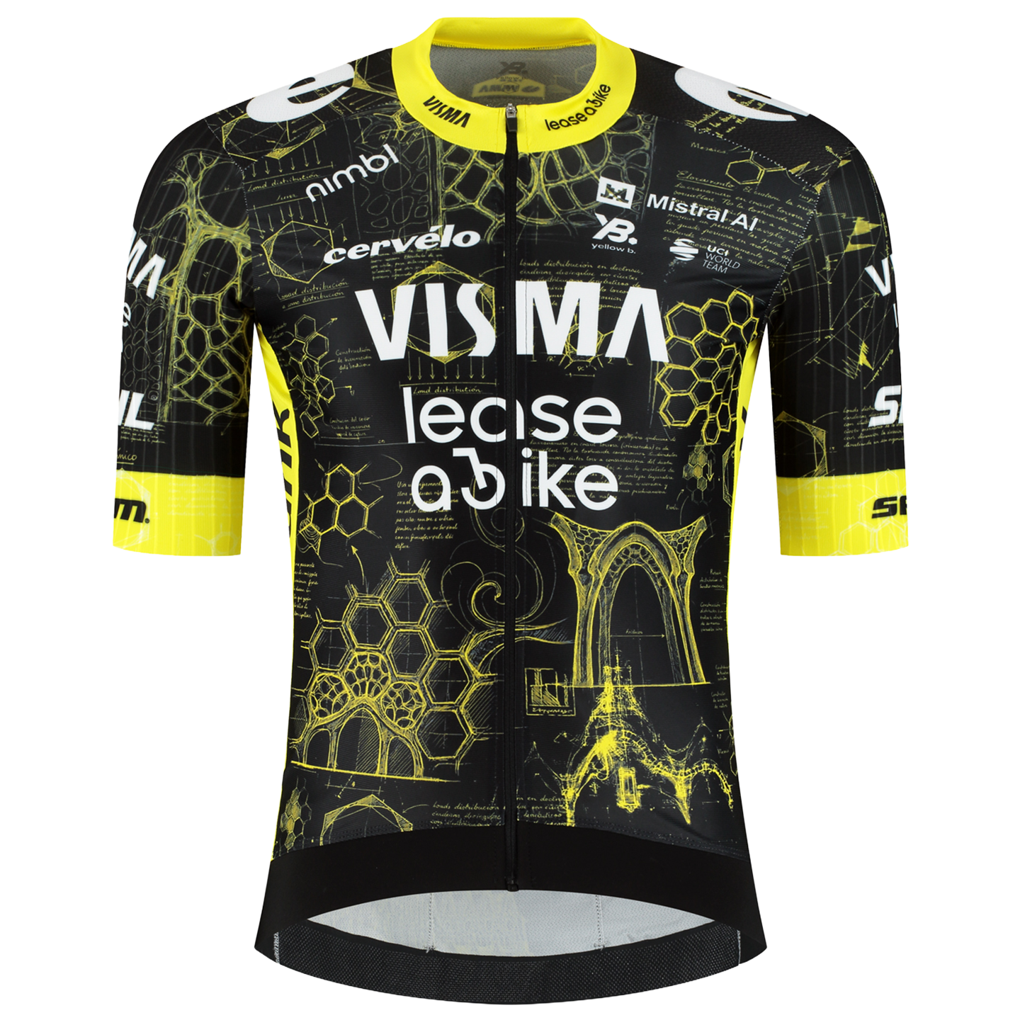 TEAM VISMA LEASE A BIKE Kurzarmtrikot TDF Race 2026
