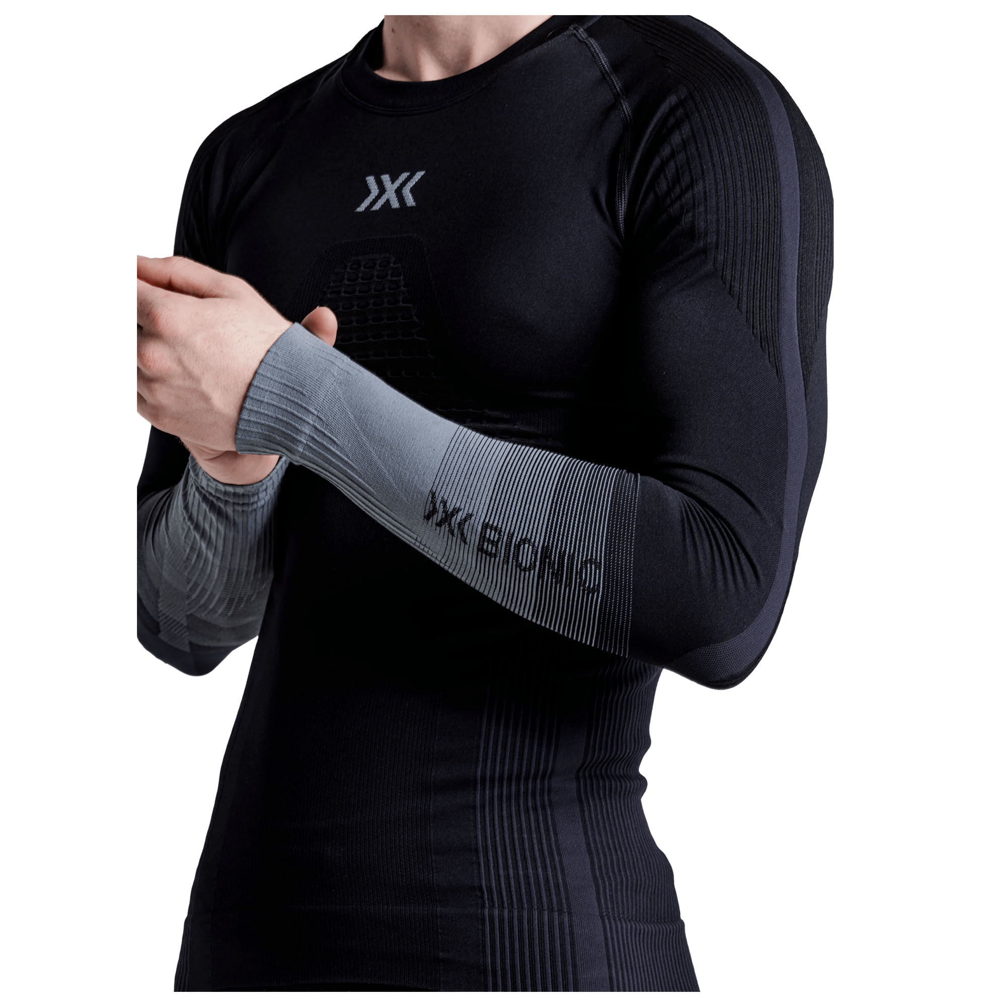 X-Bionic Long Sleeve Cycling Base Layer Invent Graphics black