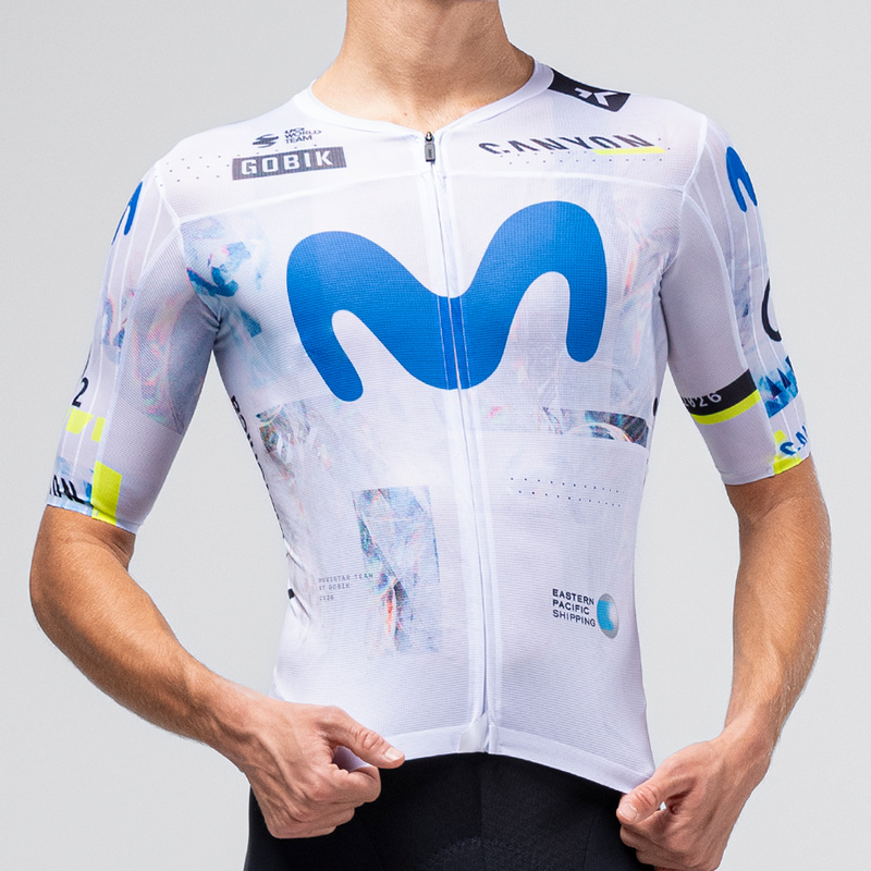 Gobik Movistar Team Kurzarmtrikot 2026 weiß